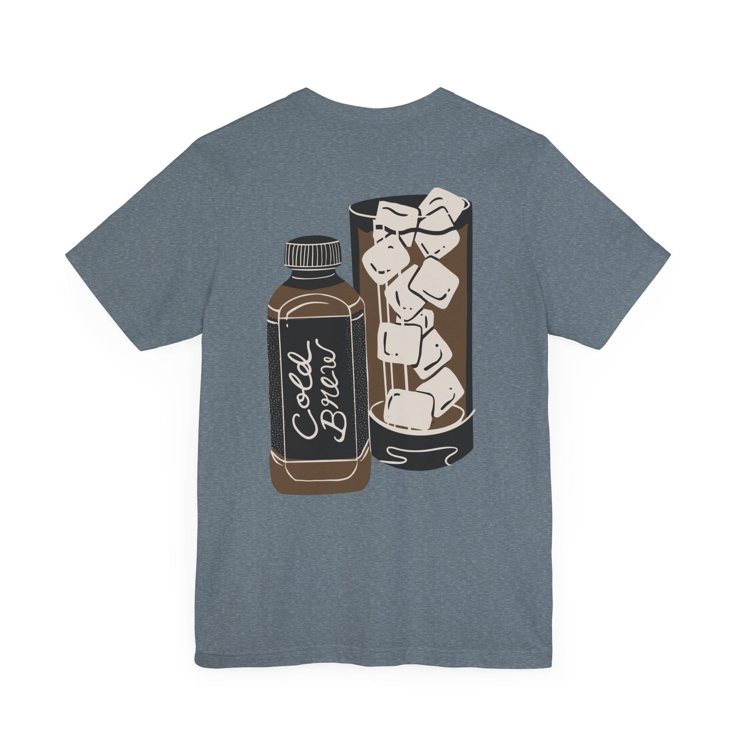 Cold Brew Coffee Lovers Tee, Unisex Jersey Shirt for Coffee Lovers