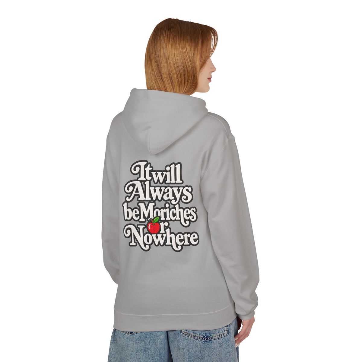 "MES or Nowhere" w/ apple- Moriches Hoodie