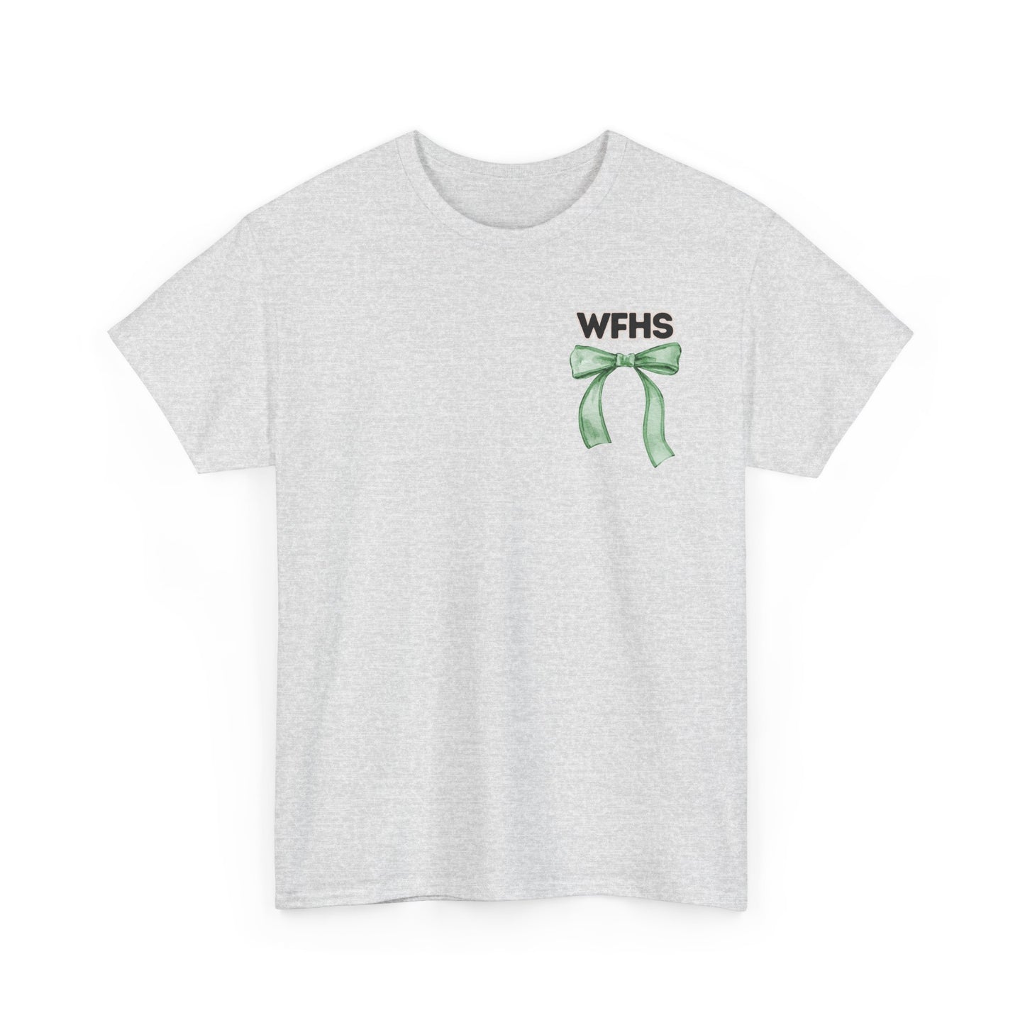 WFHS- TEAM 1 WEST- Floyd Strong Teacher and Bows- Unisex Heavy Cotton Tee with Bow Design