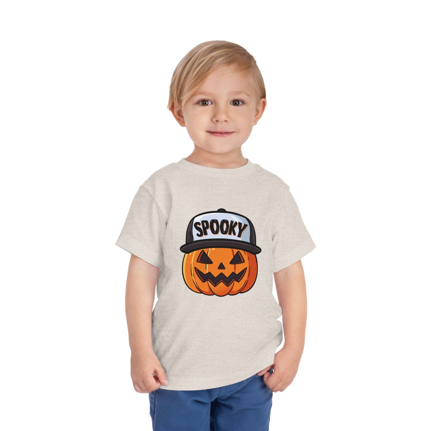 Spooky Pumpkin Tee for Toddlers, Halloween Shirt