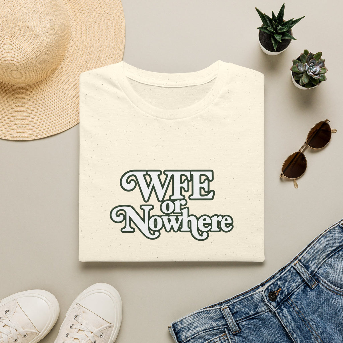 "WFE or Nowhere" -PLAIN- Softstyle T-Shirt