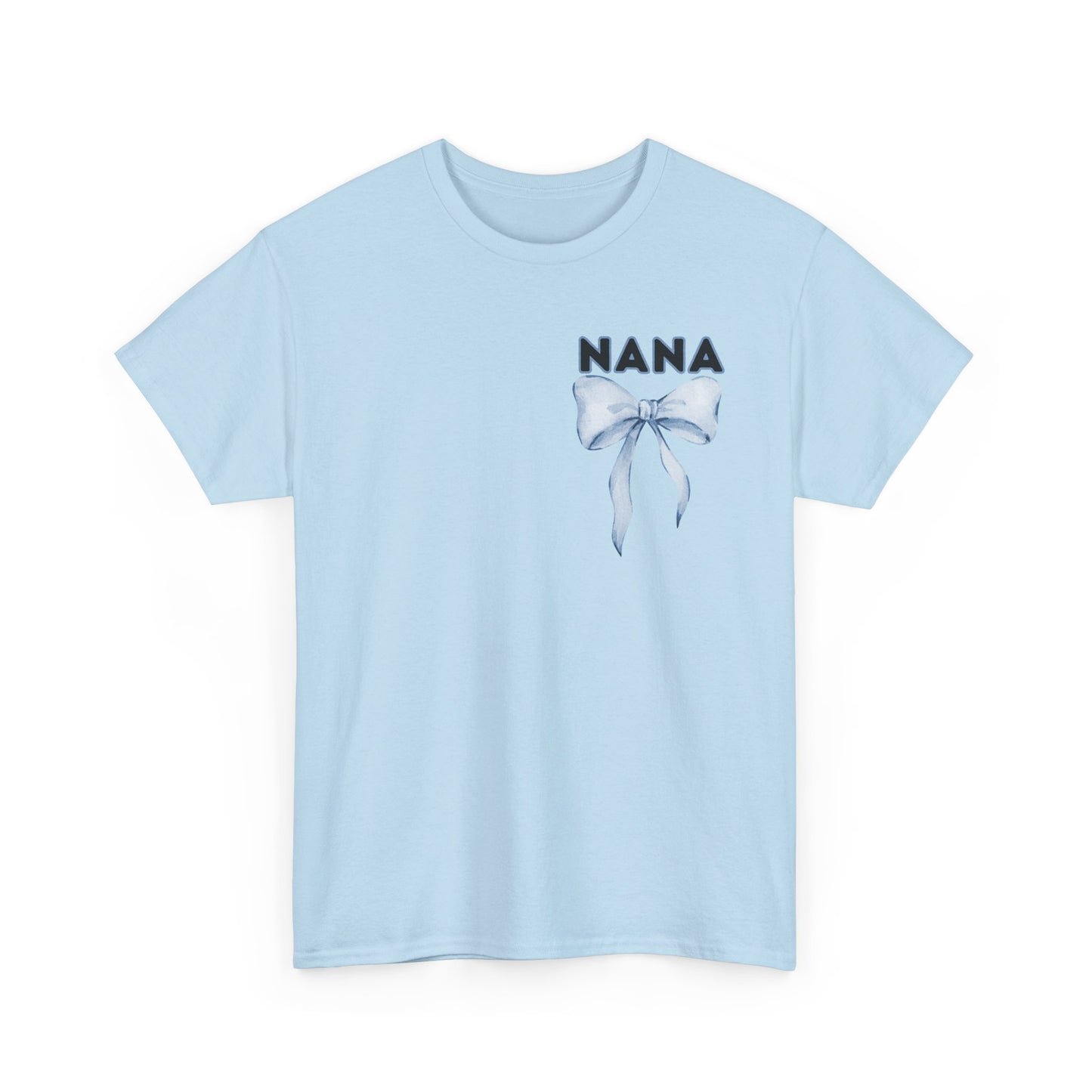 Nana Blue Bow Unisex Heavy Cotton Tee - Simply the Best