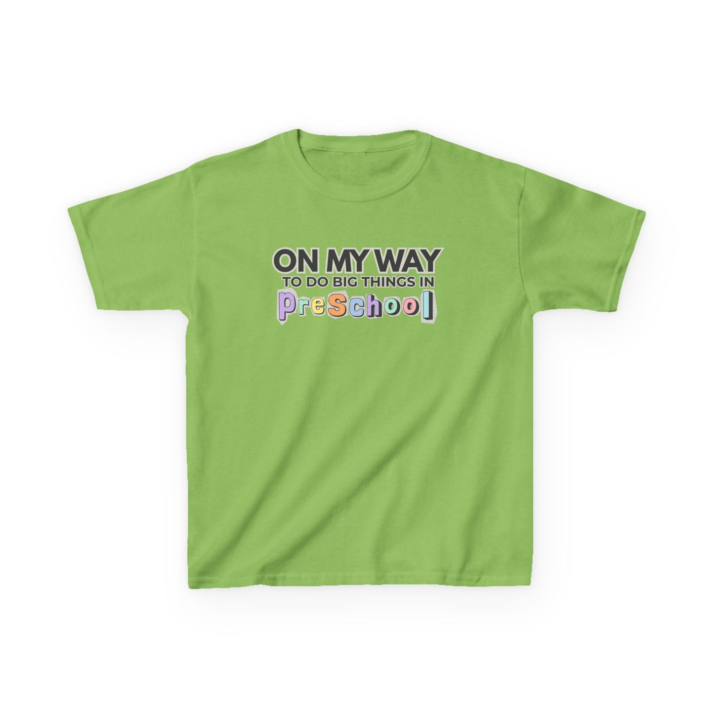 Big Things in PreSchool- Kids Back to School Shirt