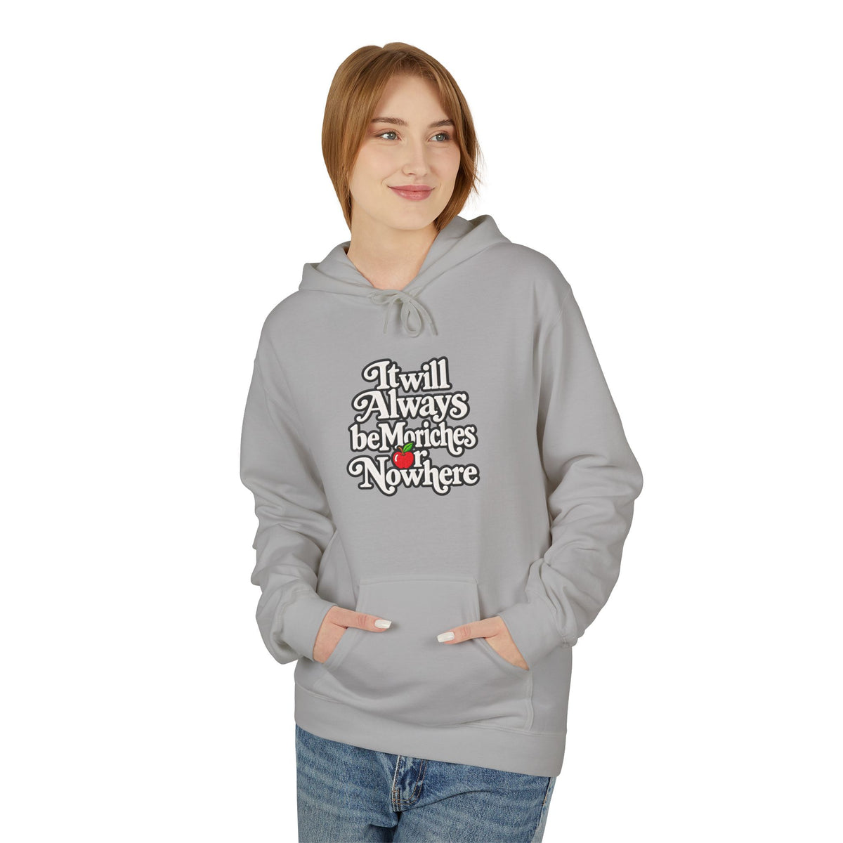 "MES or Nowhere" w/ apple- Moriches Hoodie