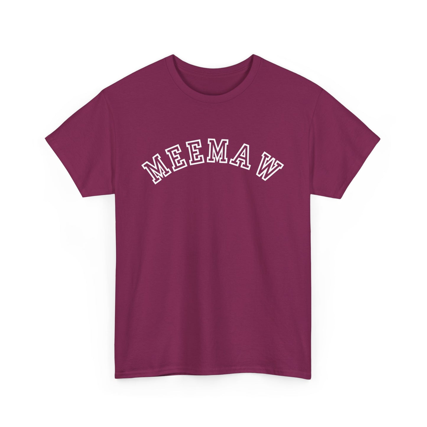 Meemaw- Unisex Heavy Cotton Tee - Comfortable Everyday Wear- Motherhood