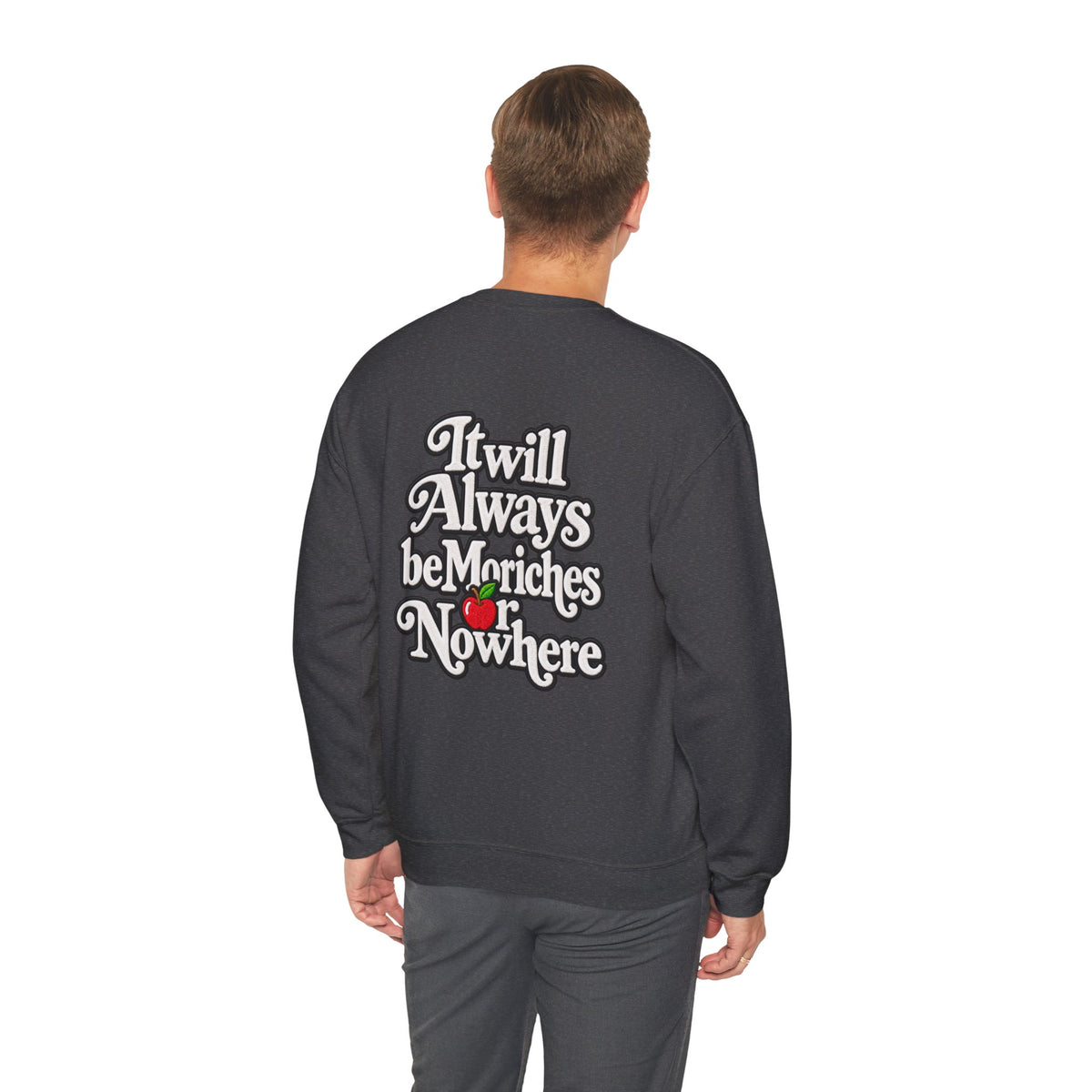 "MES or Nowhere w/ School Things" - Moriches Crewneck Sweatshirt