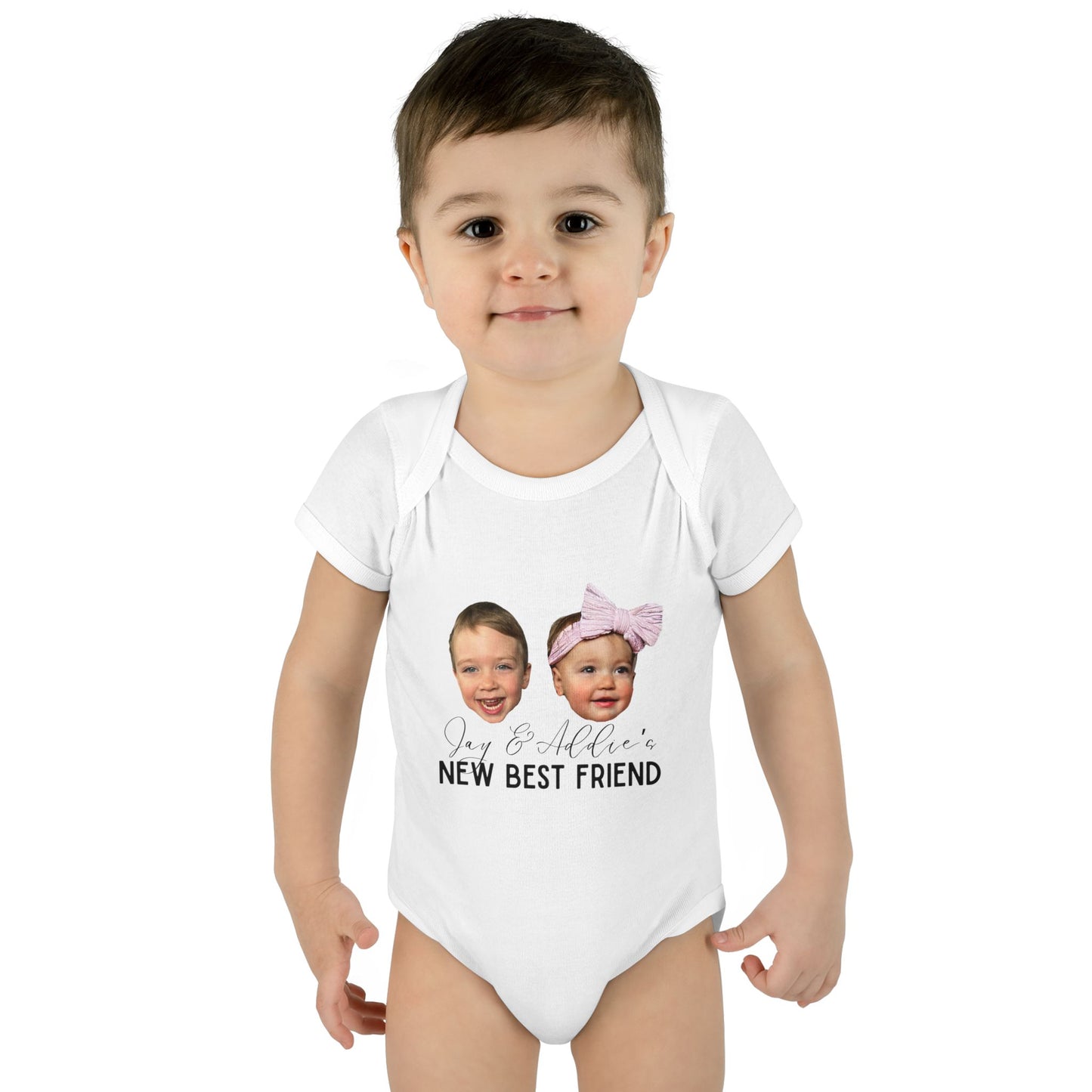 Kim Personalized -Infant Bodysuit - 'New Best Friend'