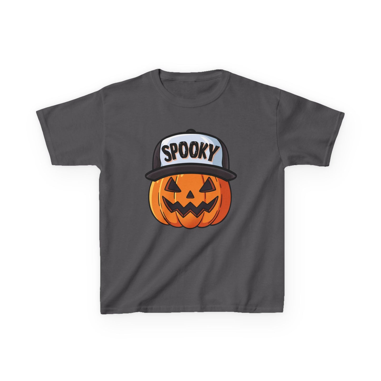 Spooky Pumpkin w/ Hat | Halloween | Kids Cotton™ Tee