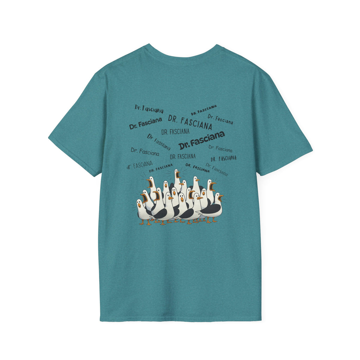 Dr. Fasciana- Seagull Crew Graphic T-Shirt — Personalized