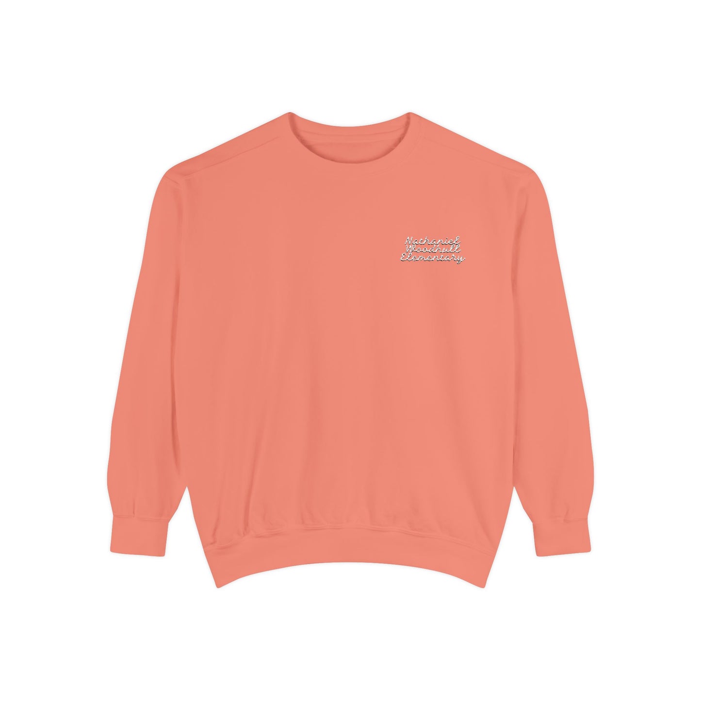 Woodhull- Embroidered Garment-Dyed Unisex Sweatshirt