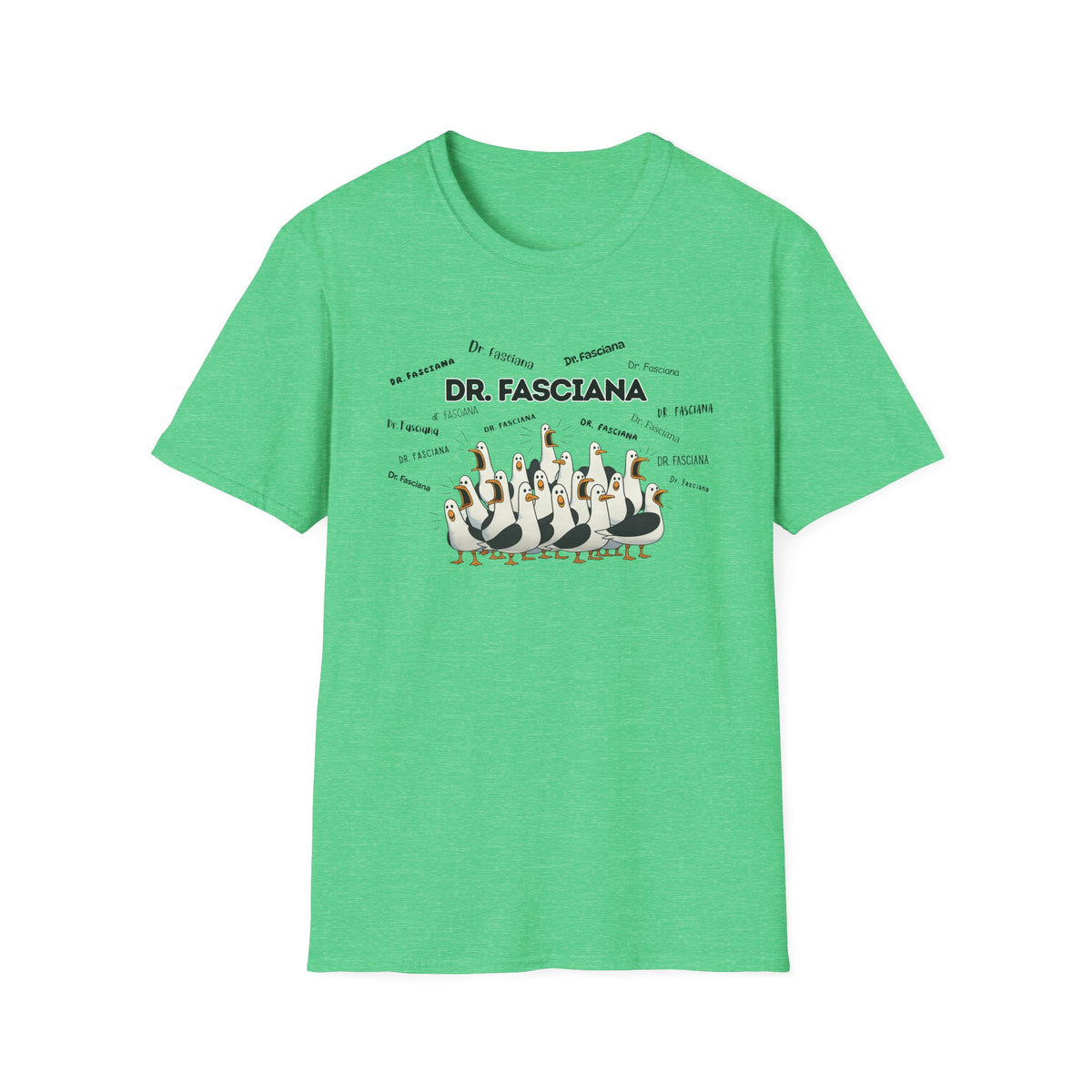 Dr. Fasciana- Seagull Crew Graphic T-Shirt — Personalized