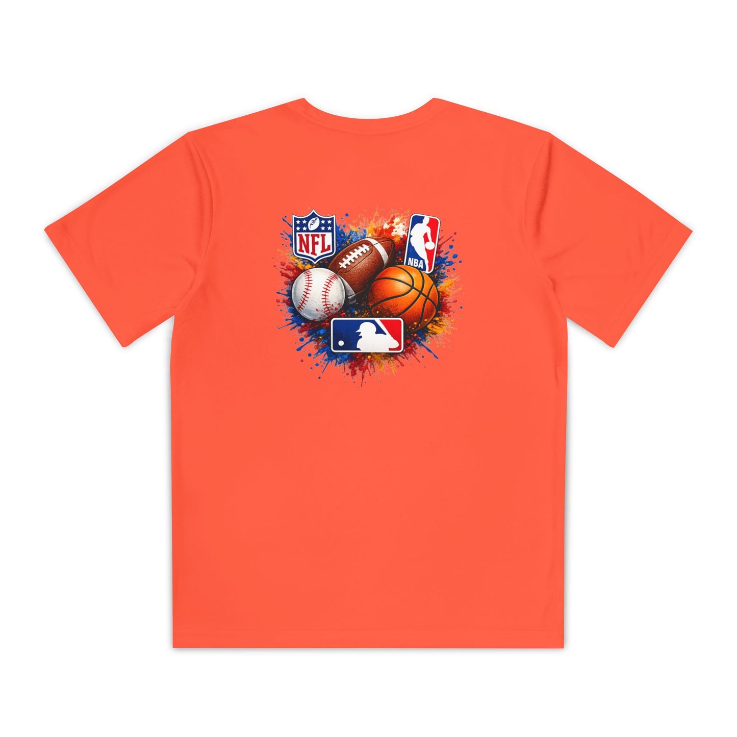 Multi-Sport Splash Design (Football, Baseball, Basketball)- Personalized