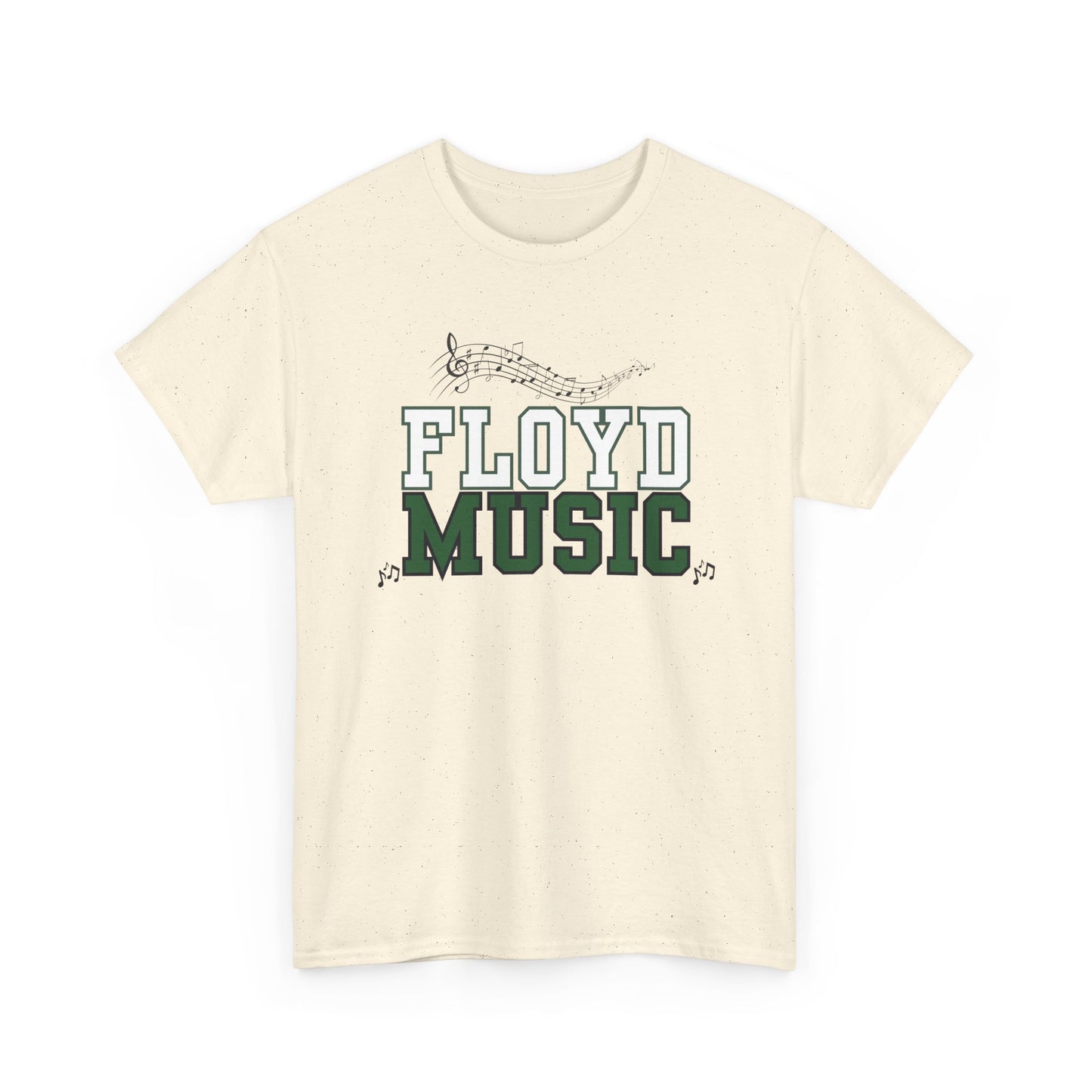 Danielsen- Floyd Music Heavy Cotton Tee - "Music is the Soundtrack of Your Life" Unisex T-Shirt- Personalized
