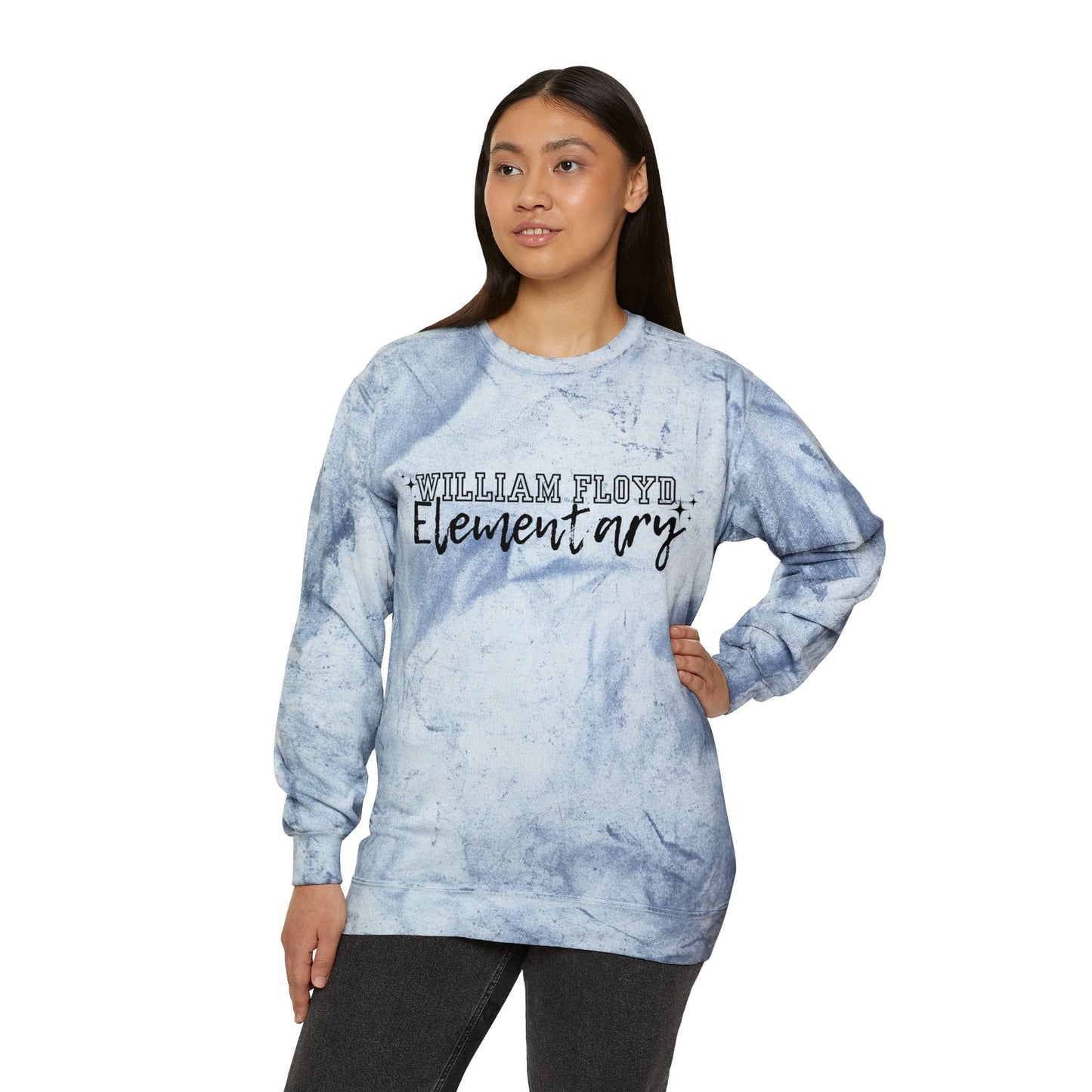 Unisex Color Blast Crewneck Sweatshirt - Expect Success for WFE