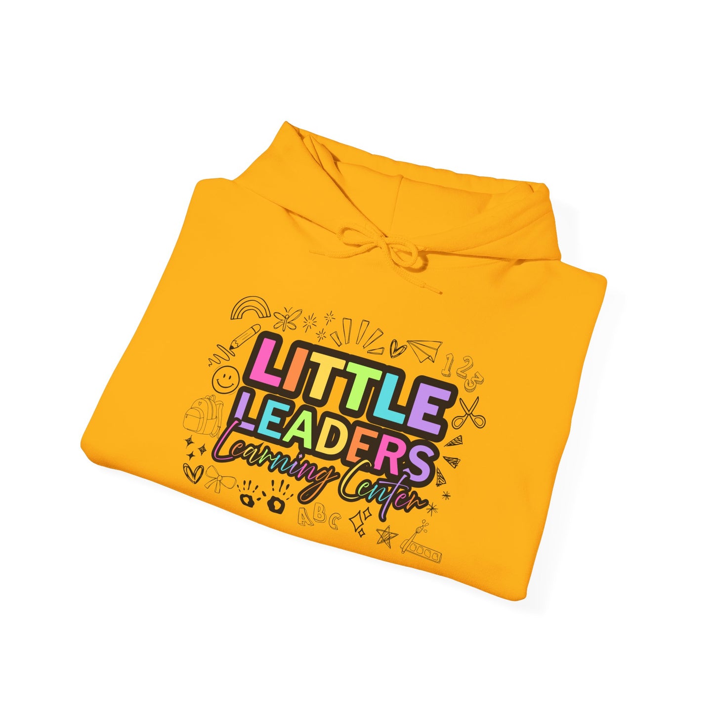 Little Leaders Doodle Design Hoodie - Cozy Unisex Sweatshirt
