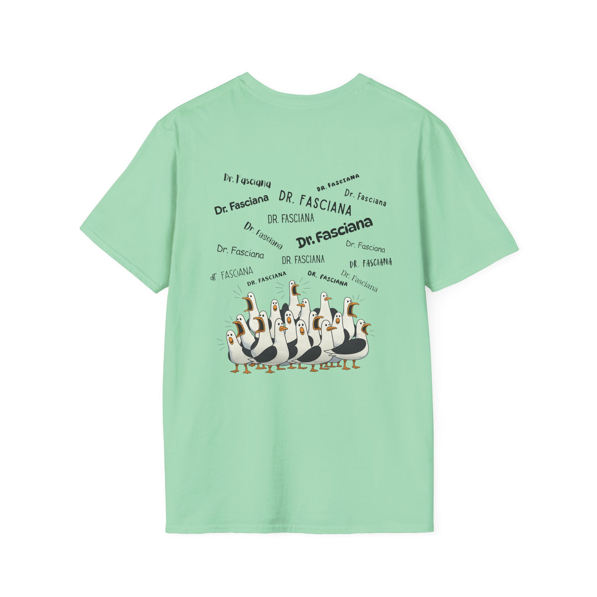 Dr. Fasciana- Seagull Crew Graphic T-Shirt — Personalized