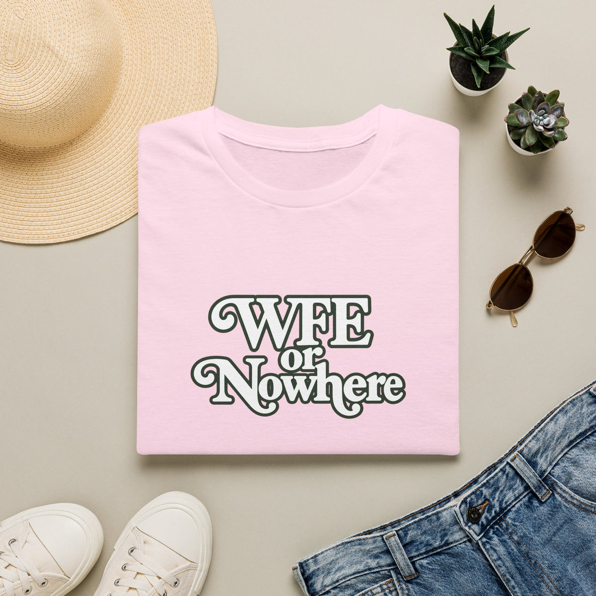 "WFE or Nowhere" -PLAIN- Softstyle T-Shirt