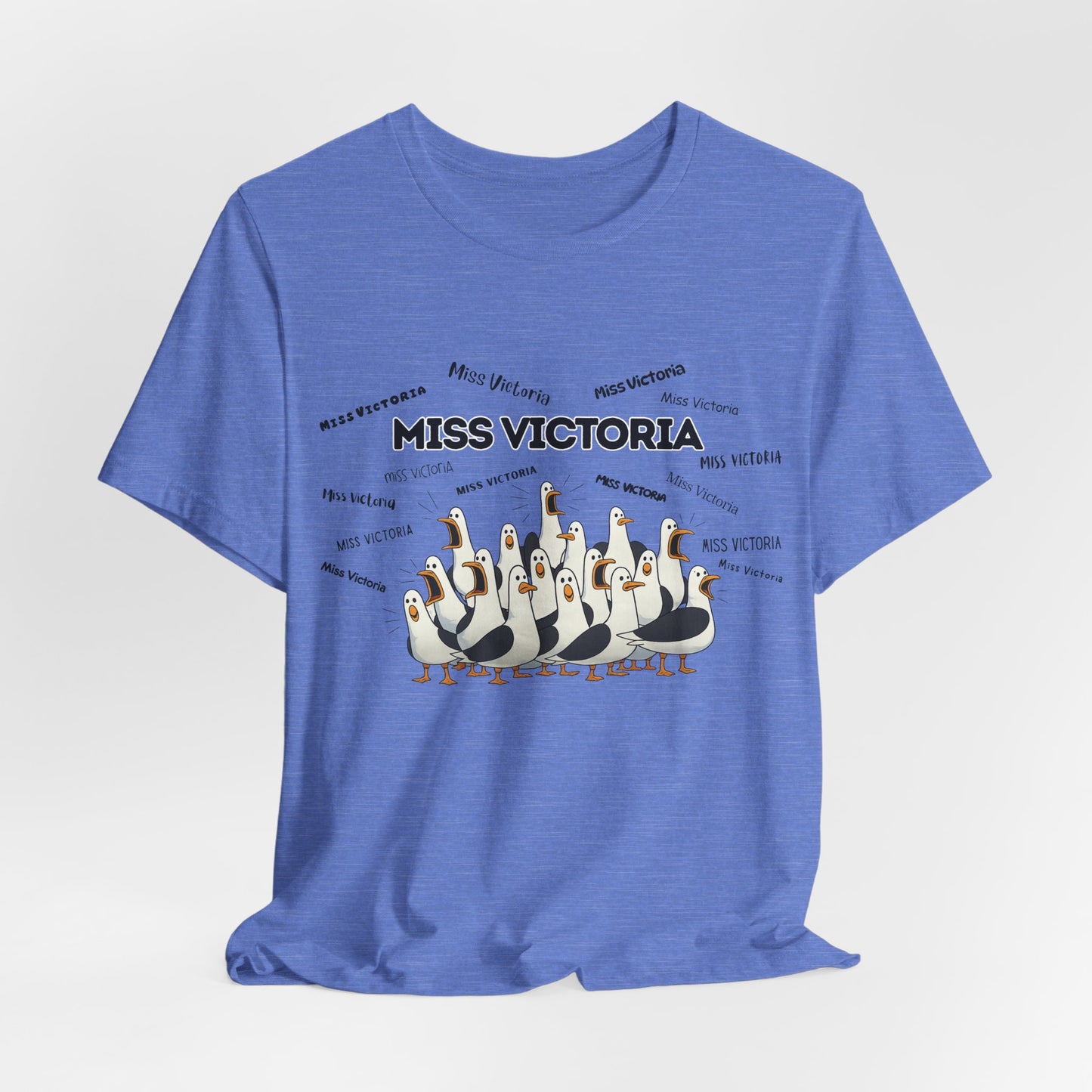 Miss Victoria- Penguin Choir T-Shirt — Funny Teacher Personalized Tee
