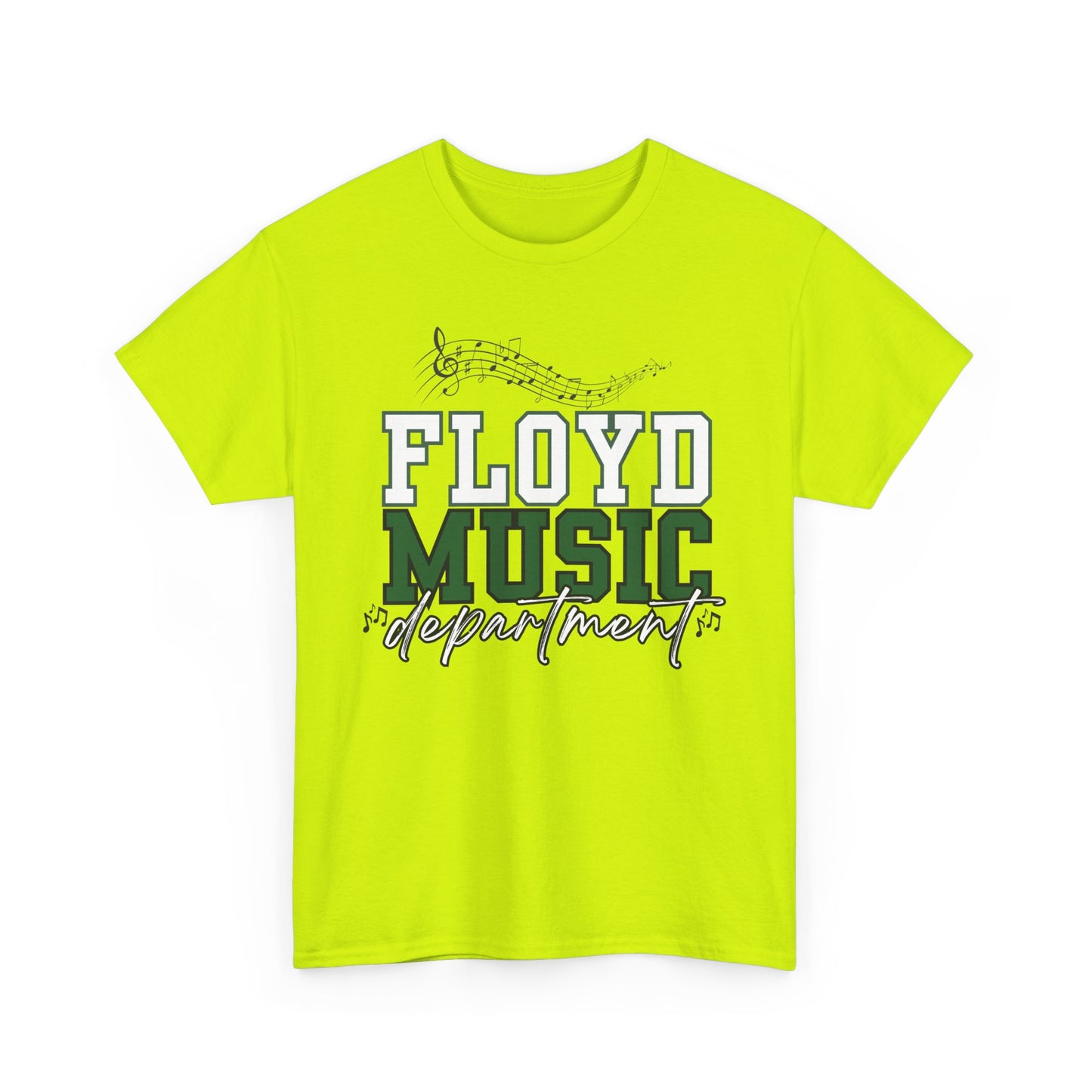 Floyd Music Heavy Cotton Tee - "Music is the Soundtrack of Your Life" Unisex T-Shirt- Floyd Strong