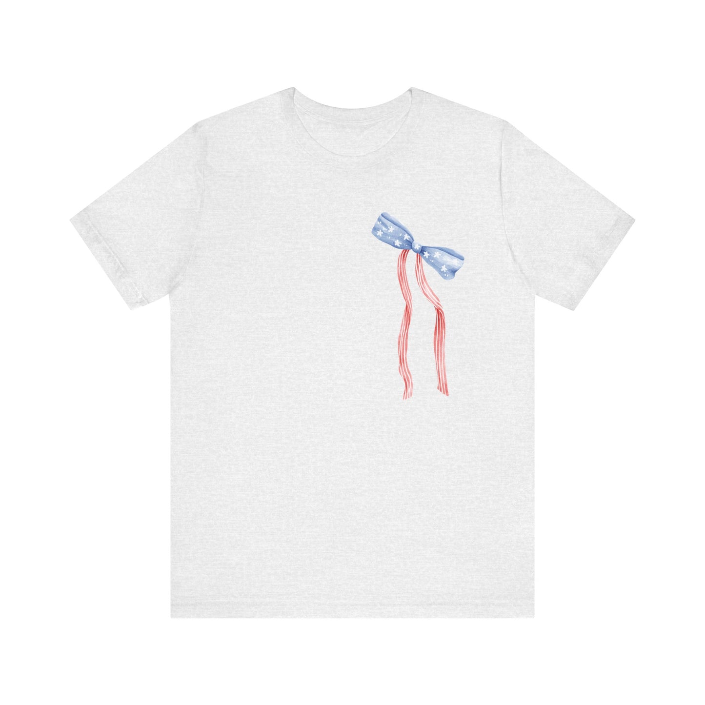 Land of the Free Tee with Bow | Perfect for all of America's Holidays