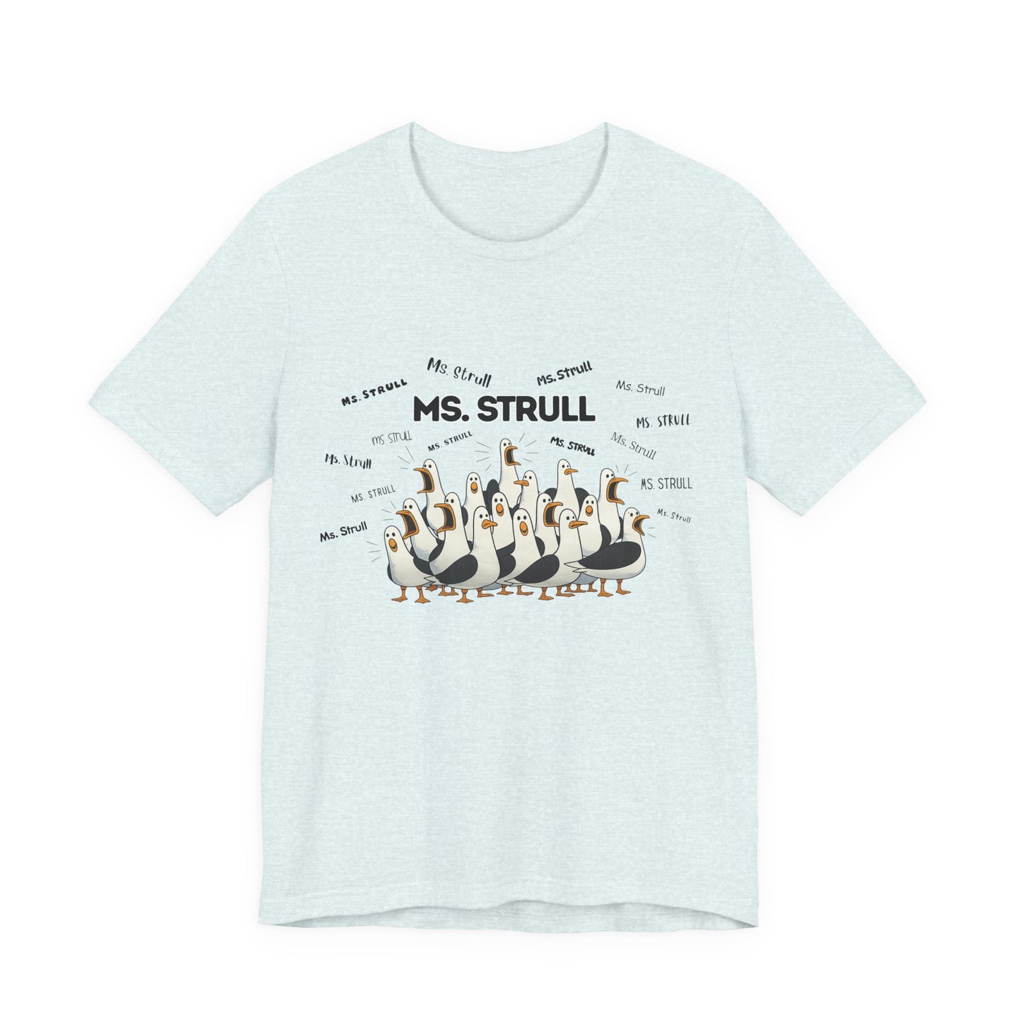 Mrs. Strull Penguin Choir T-Shirt — Funny Teacher Personalized Tee