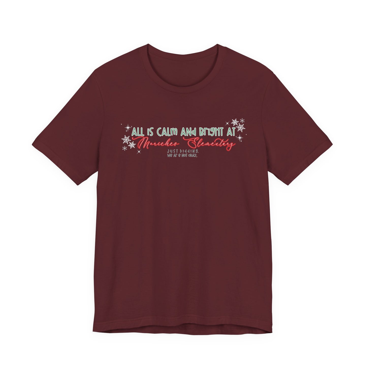 All is calm at Moriches— Christmas Unisex T‑Shirt