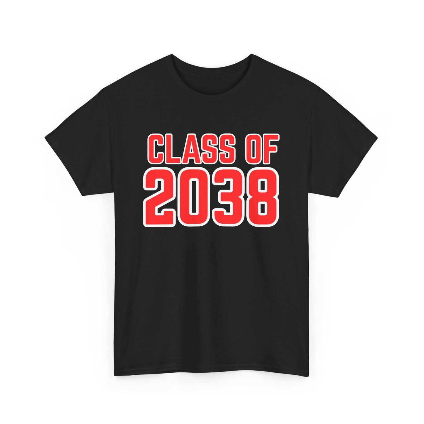 Class of 2038 Unisex Heavy Cotton Tee- Back to School- Grow With Me