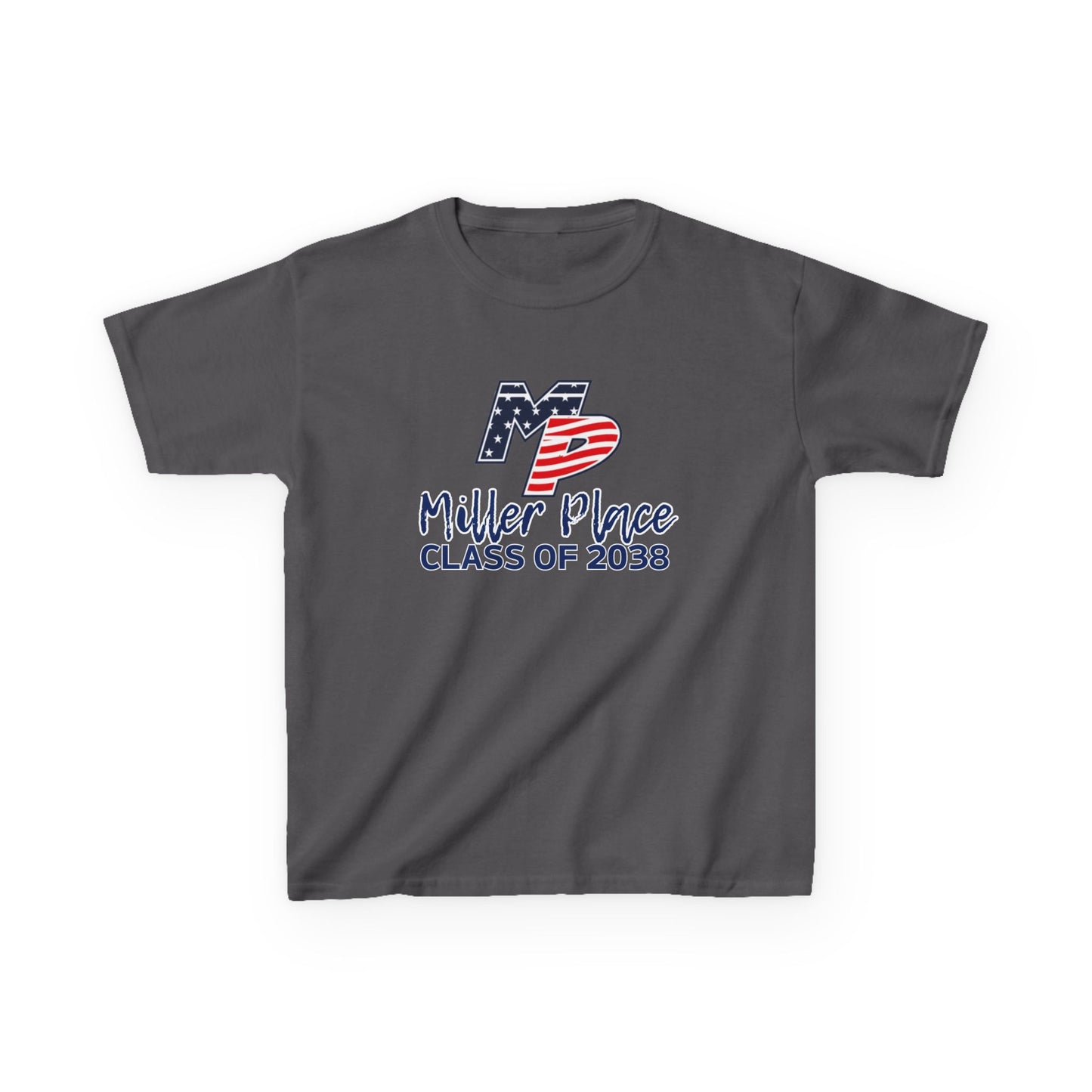 Miller Place Class of 2038 Kids Heavy Cotton Tee