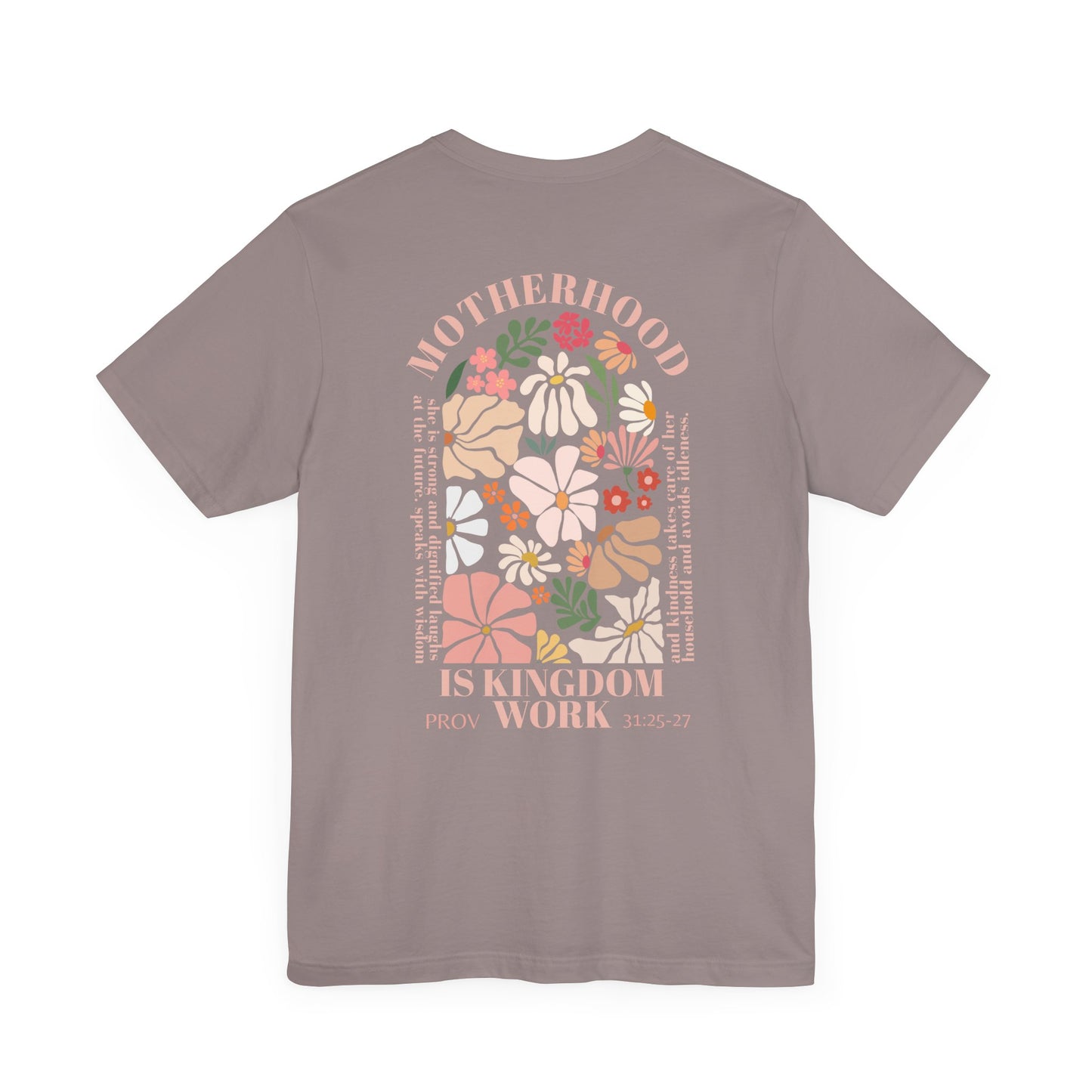 Inspirational Motherhood Graphic Tee – Comfortable Unisex Jersey Short Sleeve Shirt