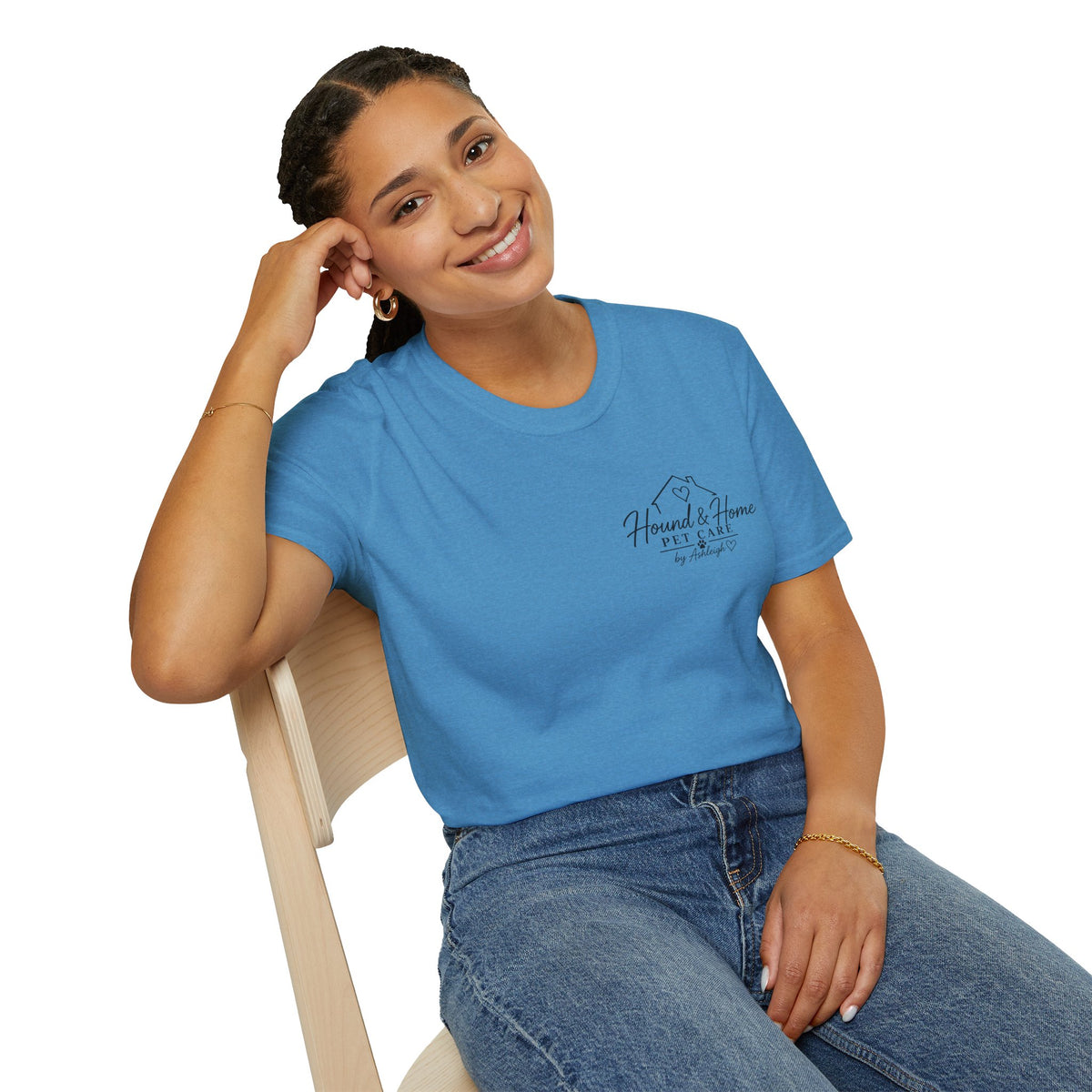 Hound & Home "Stay Pawsitive" — T-Shirt