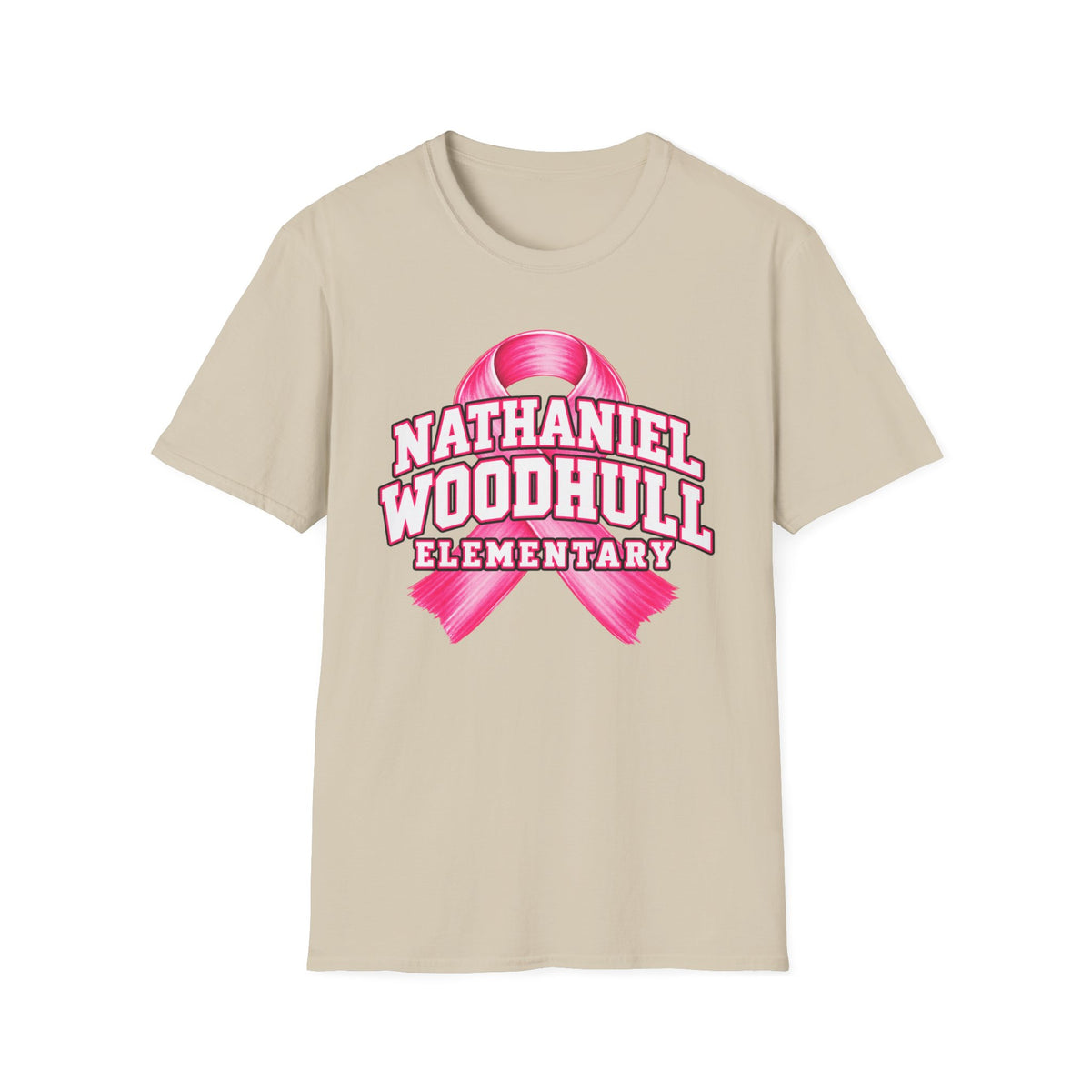 Woodhull-Breast Cancer Awareness Tee, Unisex Softstyle T-Shirt