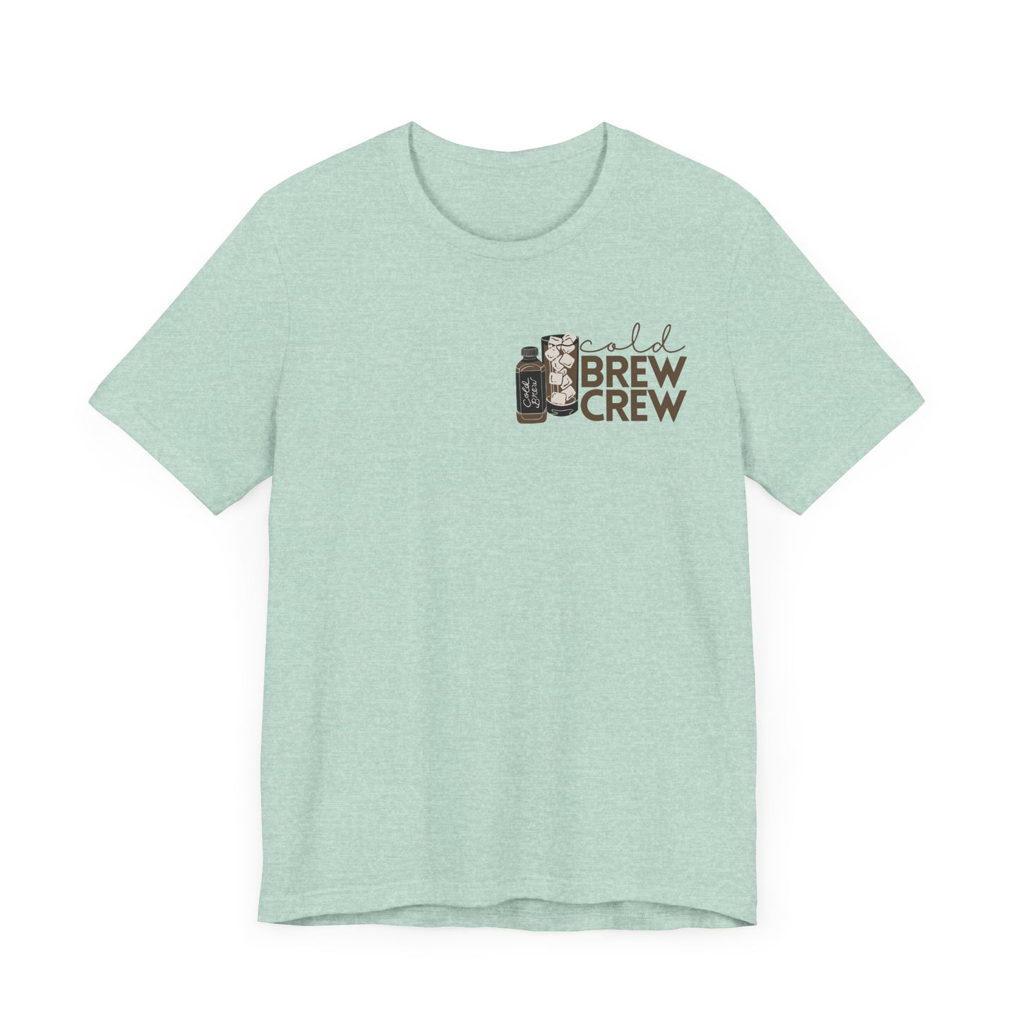 Cold Brew Coffee Lovers Tee, Unisex Jersey Shirt for Coffee Lovers
