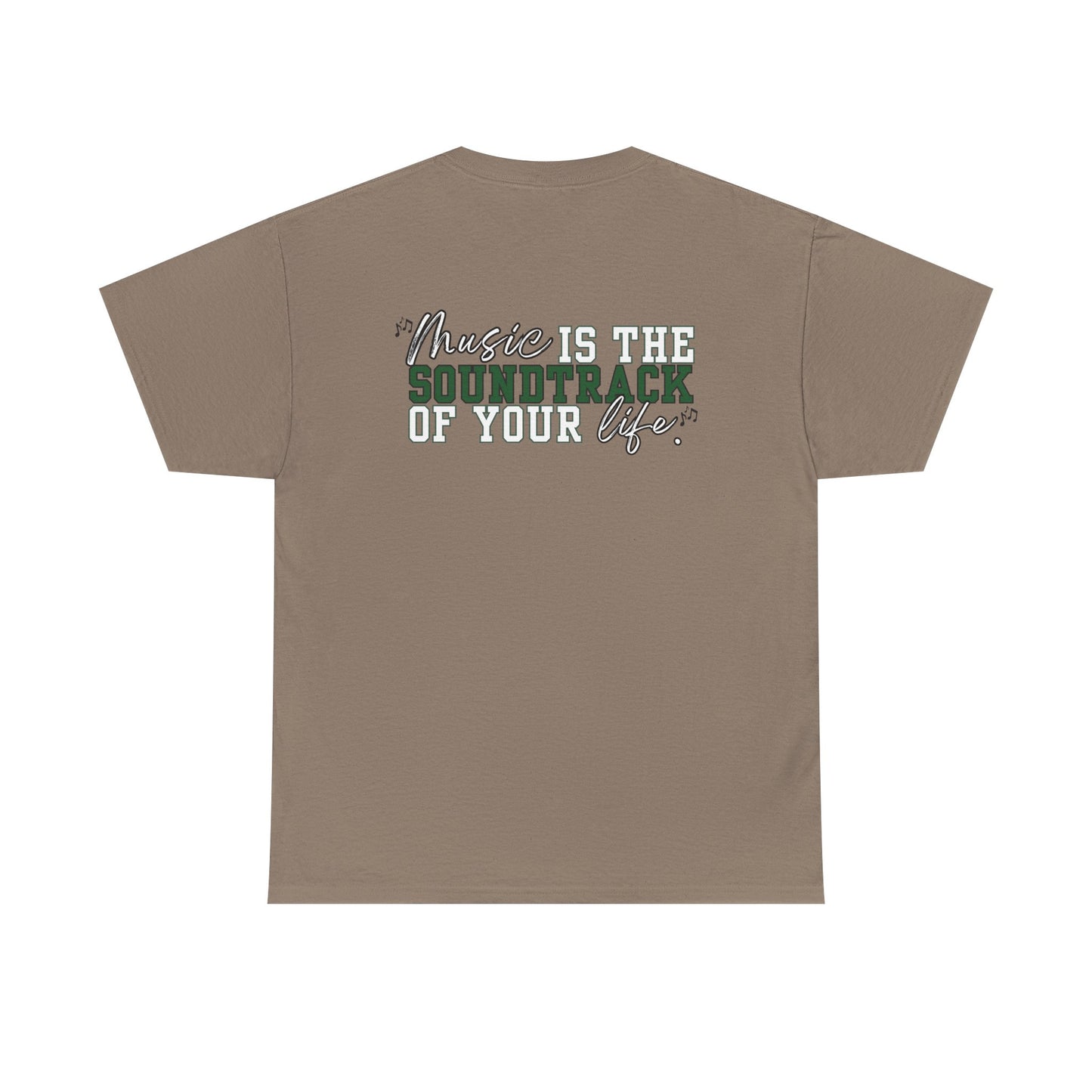 Floyd Music Heavy Cotton Tee - "Music is the Soundtrack of Your Life" Unisex T-Shirt- Floyd Strong