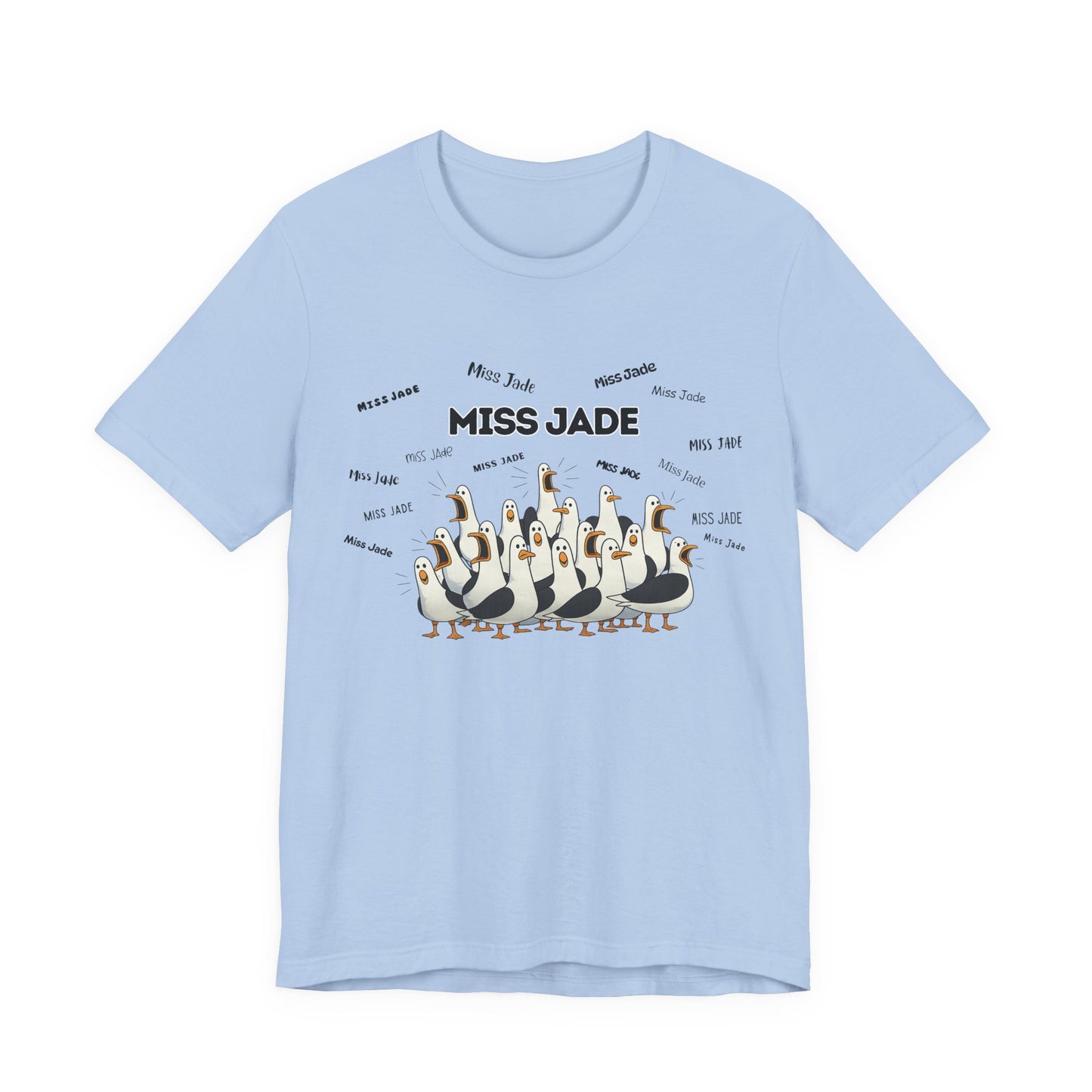 Miss Jade- Penguin Choir T-Shirt — Funny Teacher Personalized Tee