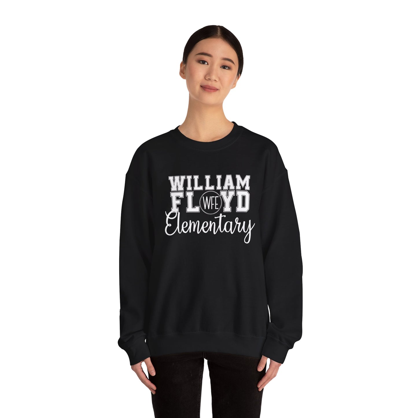 WFE Logo Crewneck Sweatshirt - William Floyd Elementary