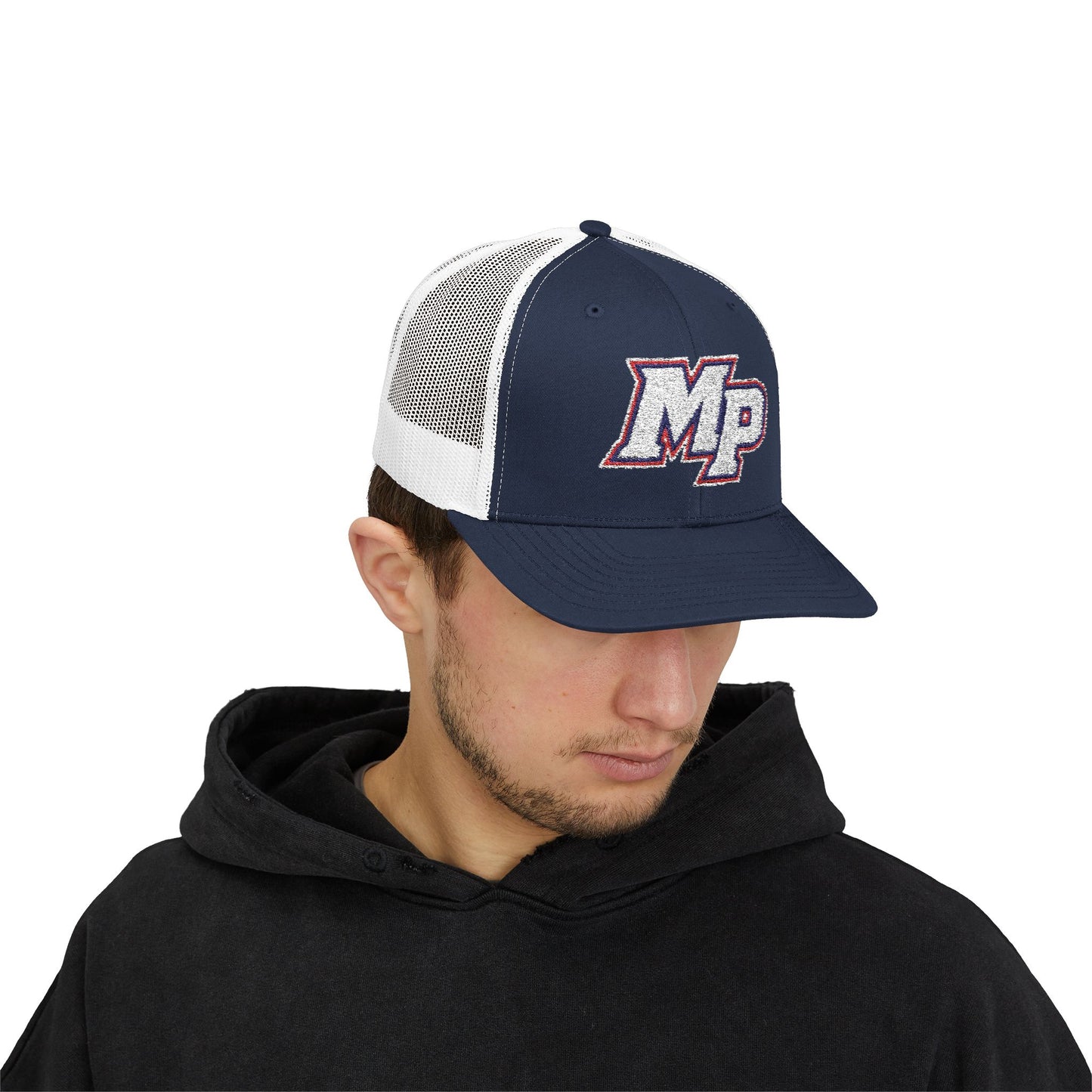 MP Football Logo Embroidered Trucker Cap
