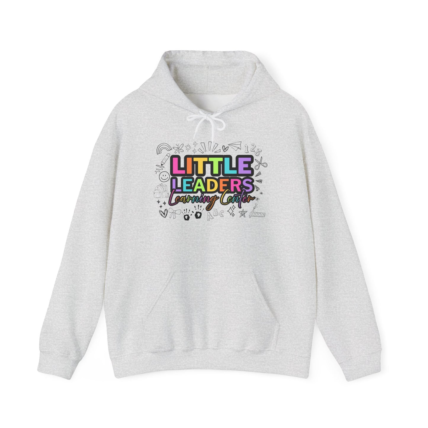Little Leaders Doodle Design Hoodie - Cozy Unisex Sweatshirt