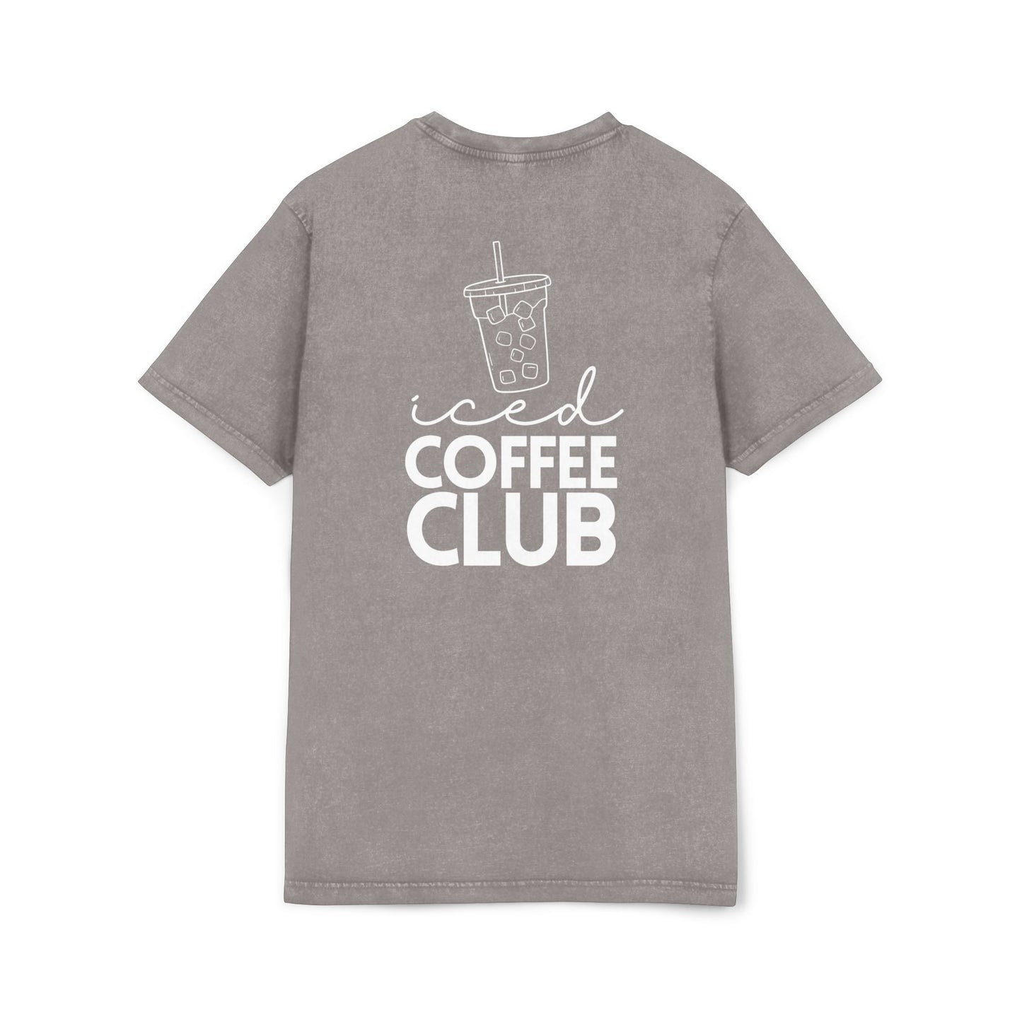 Iced Coffee Club Acid Washed Tee