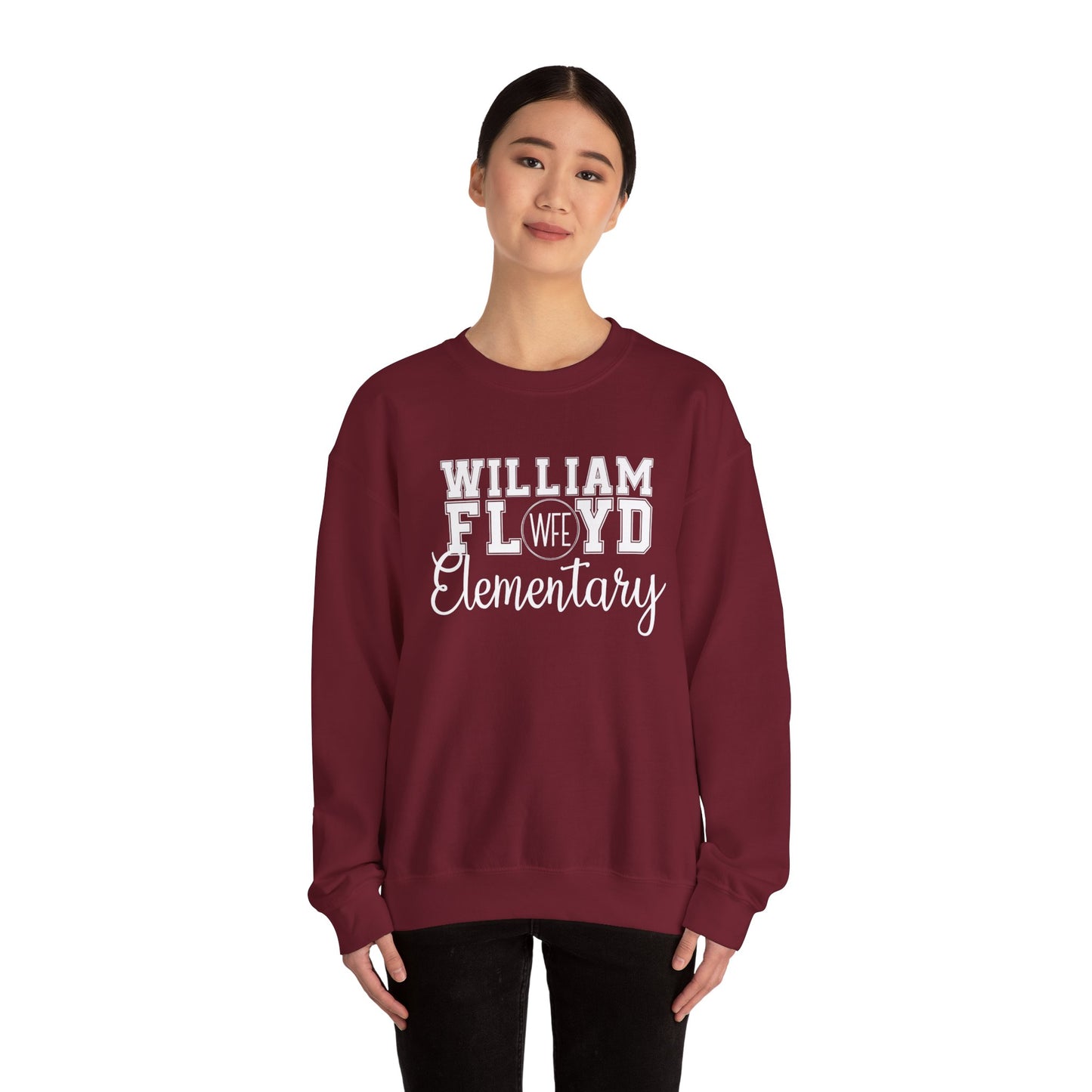 WFE Logo Crewneck Sweatshirt - William Floyd Elementary