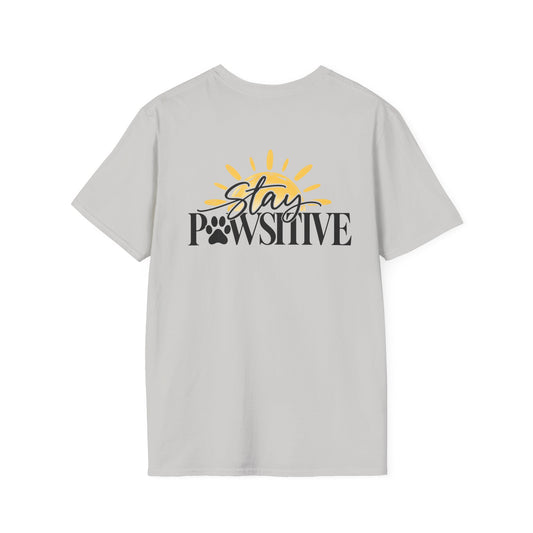 Hound & Home "Stay Pawsitive" — T-Shirt