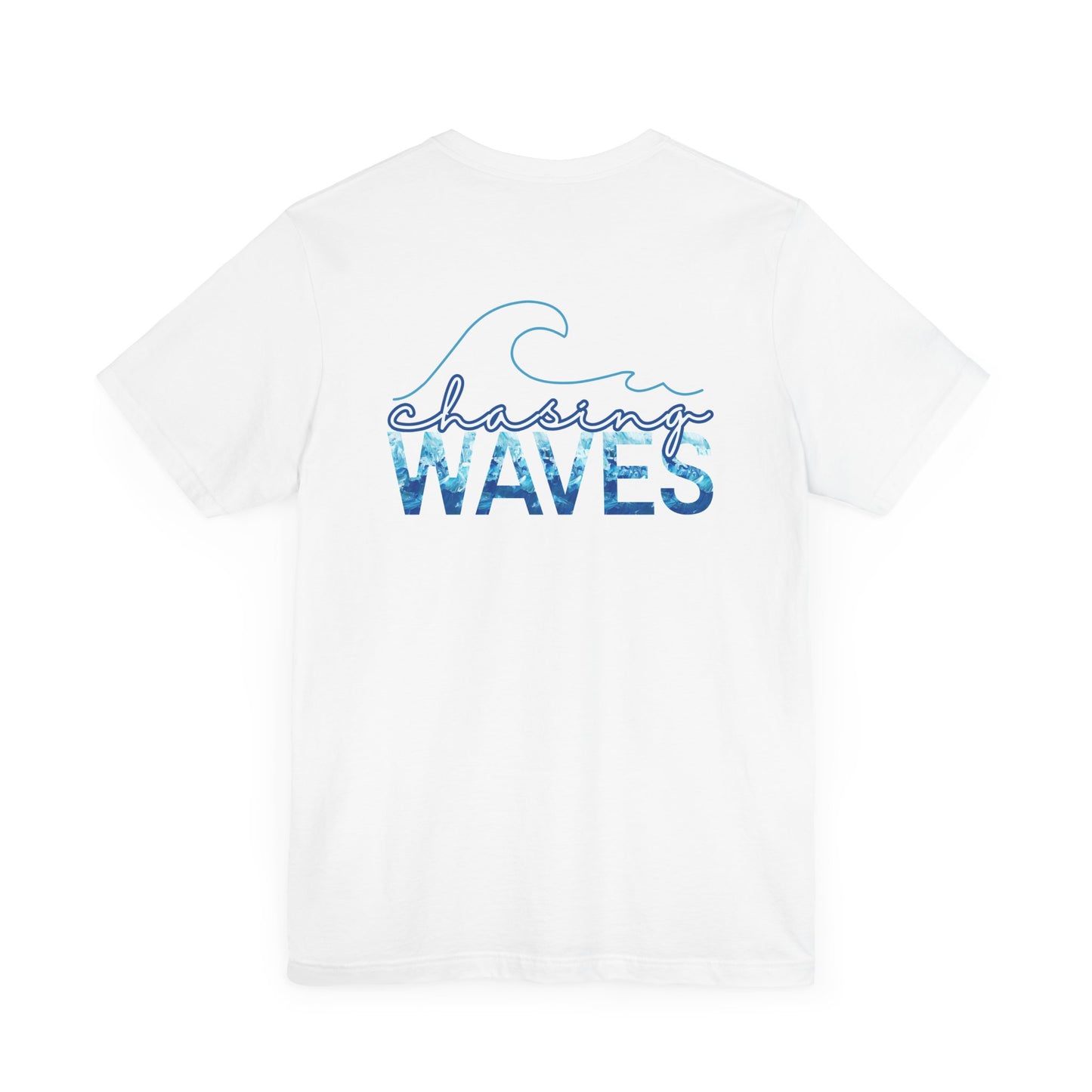 Chasing Waves -- Unisex Summer Shirt, Beachwear, Vacation Top, Summer Nights Apparel
