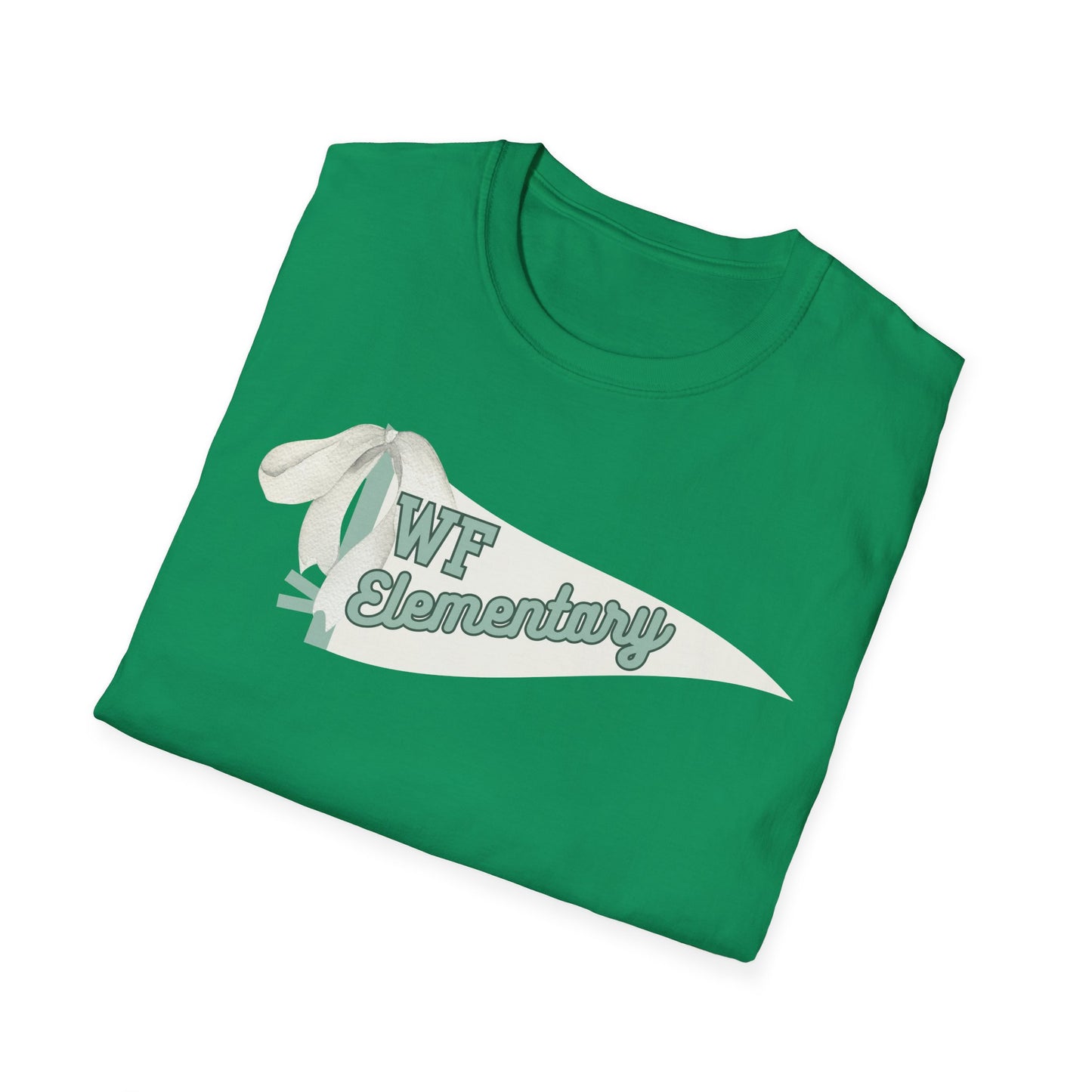 WFE Pennant Unisex Softstyle Graphic Tee with Vintage Design