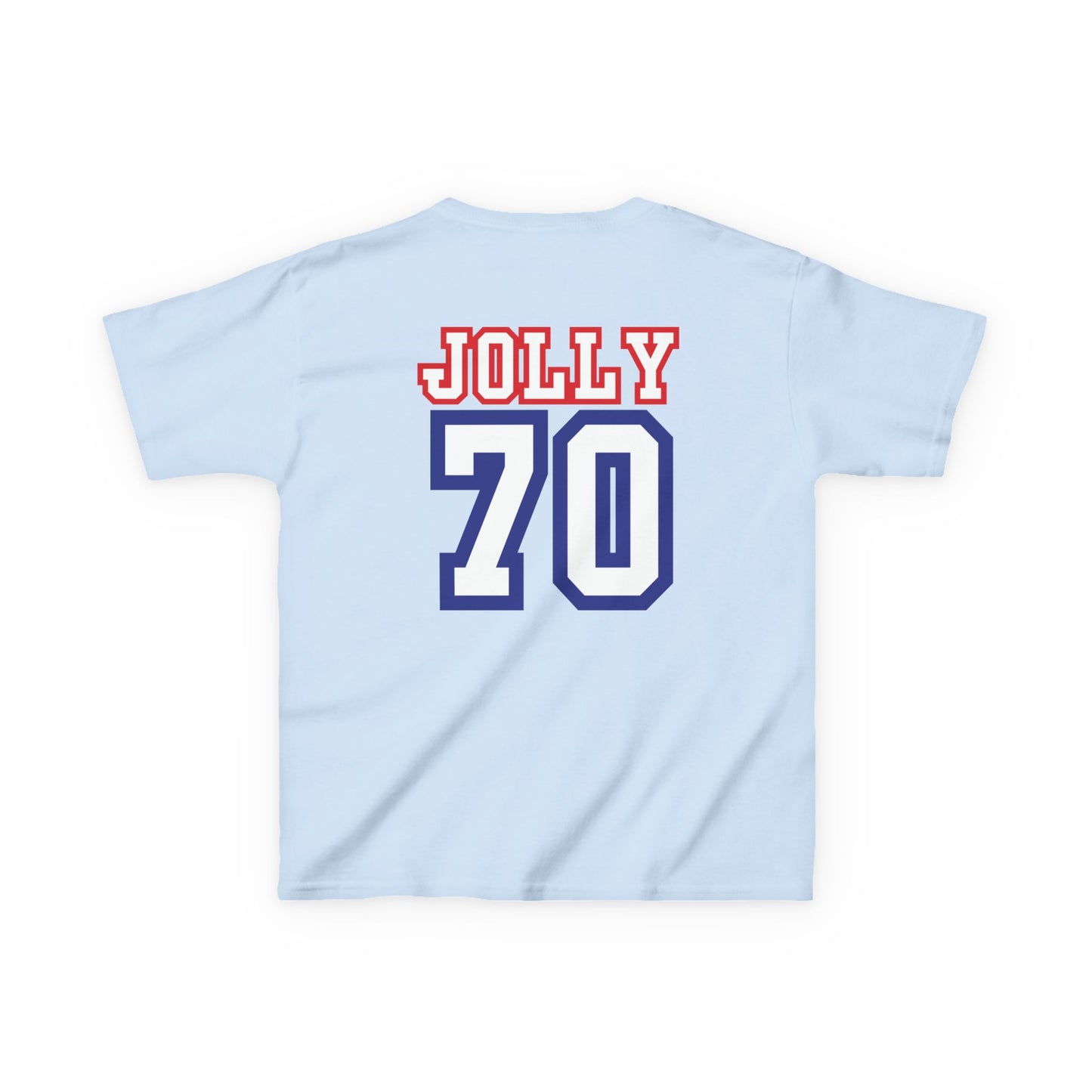 Custom Grandpa's Biggest Fans Kids T-Shirt - Jolly 70 Design, Perfect for Family Gatherings!
