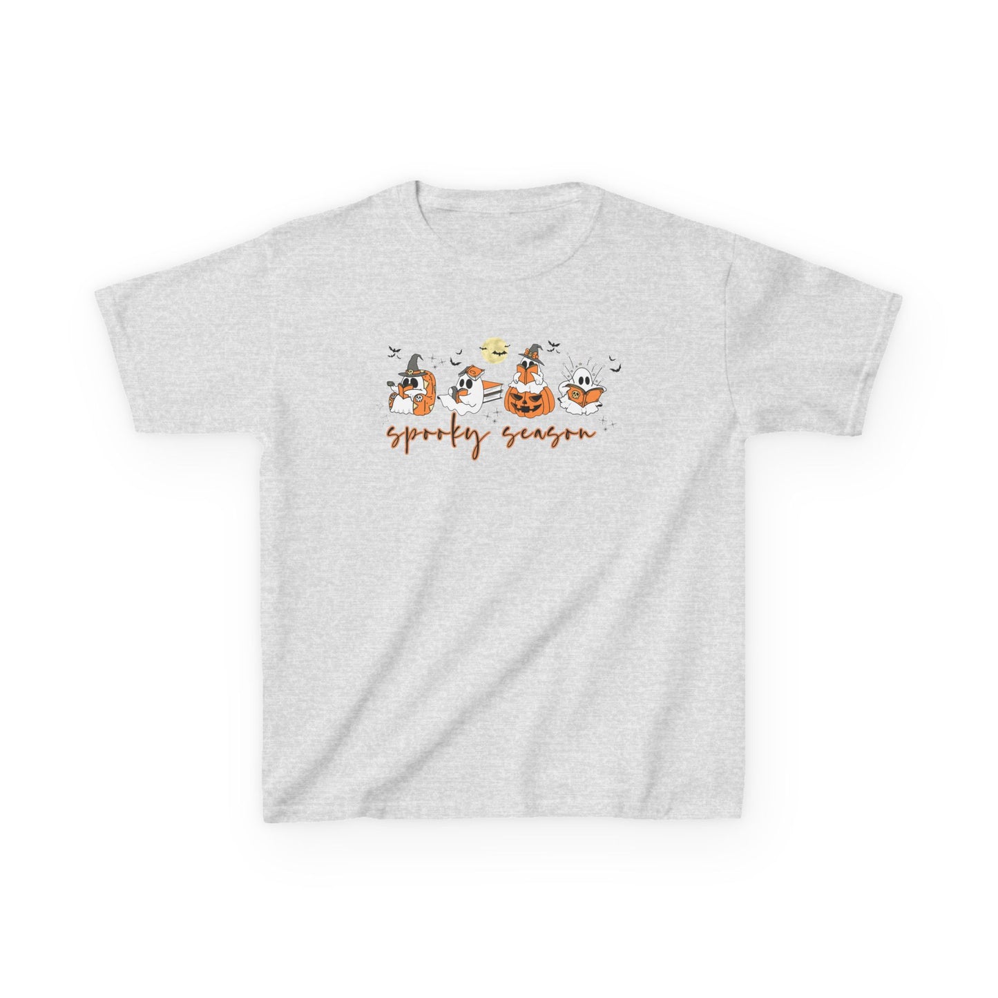 Spooky Season- Reading Ghosts- Halloween - Kids Cotton™ Tee