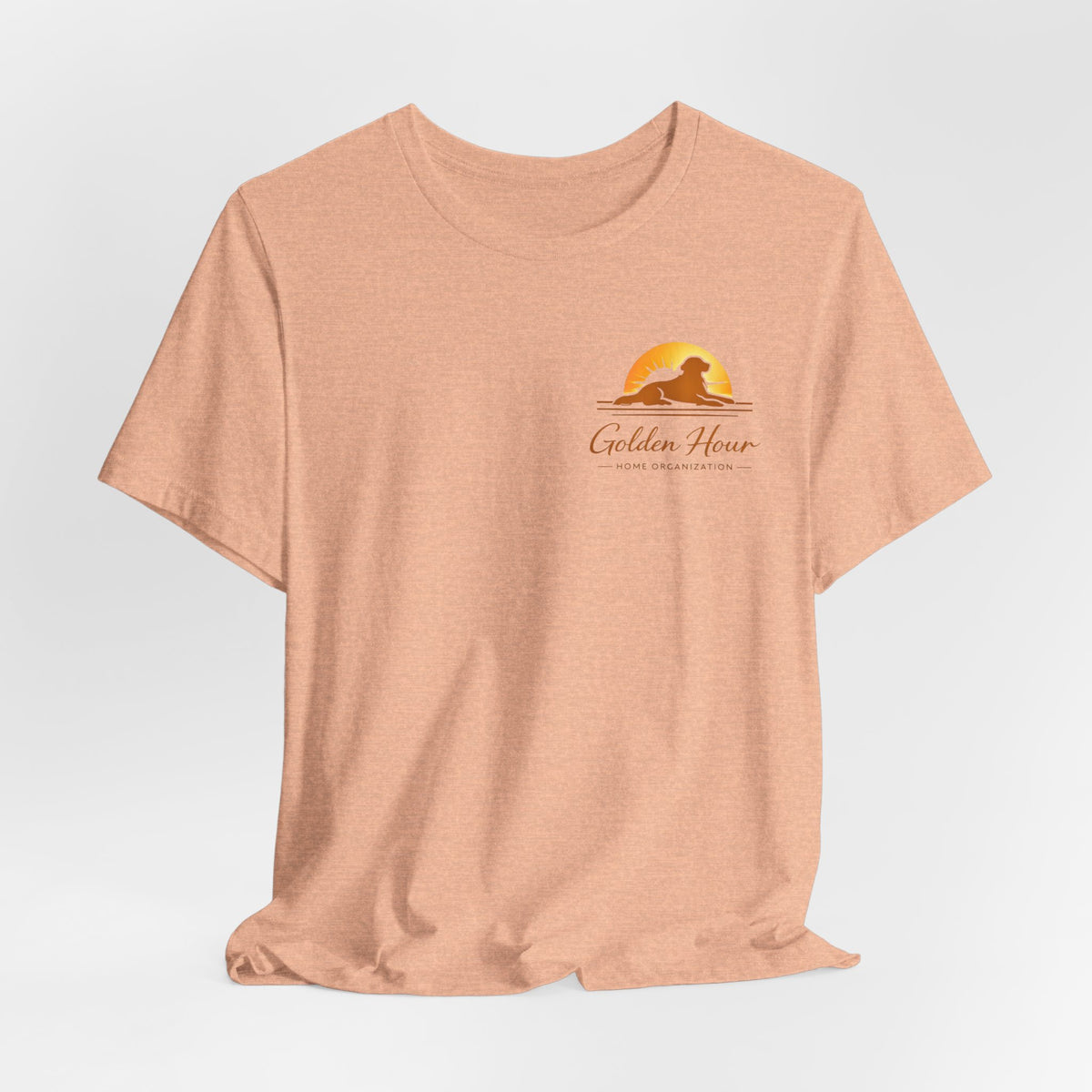 "Golden Hour Home Organization"Logo T-Shirt—  Personalized