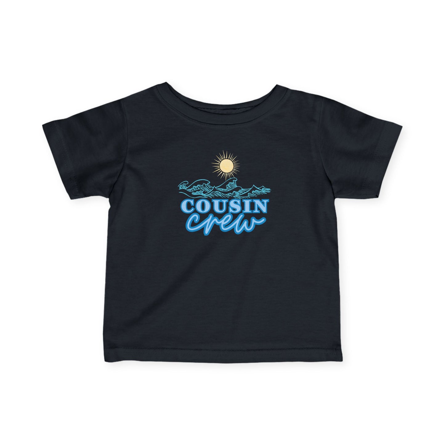 Cousin Crew Infant Tee, Cute Baby T-Shirt, Summer Vibes- Mini Collection