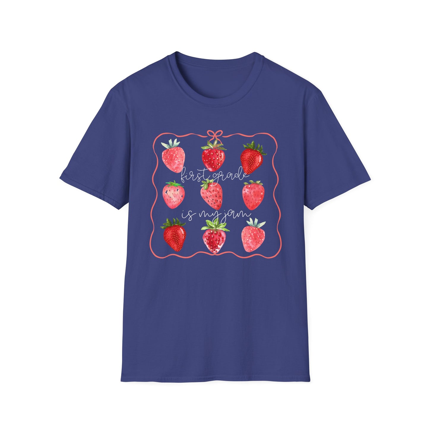 1st Grade is my Jam- Unisex Softstyle T-Shirt- Back to School