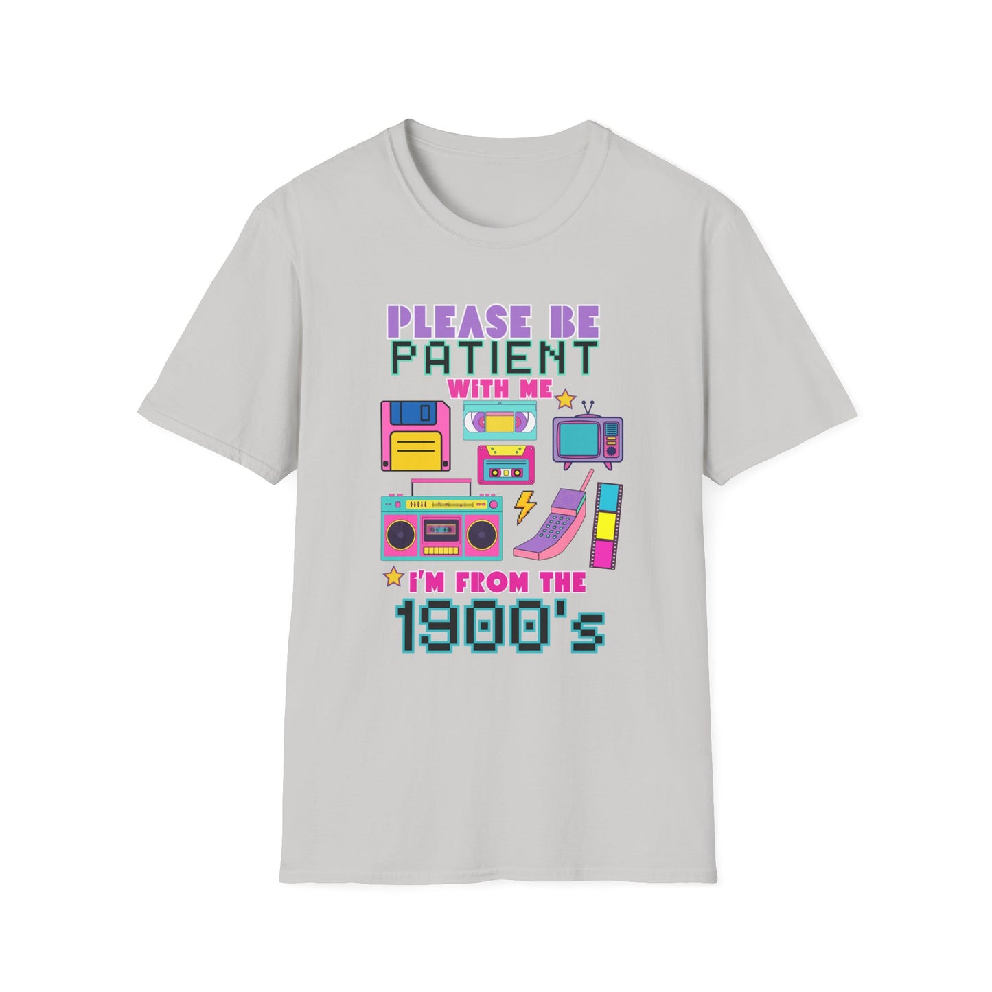 Retro 90's T-Shirt - Please Be Patient, Teacher Vintage- Unisex Graphic Tee