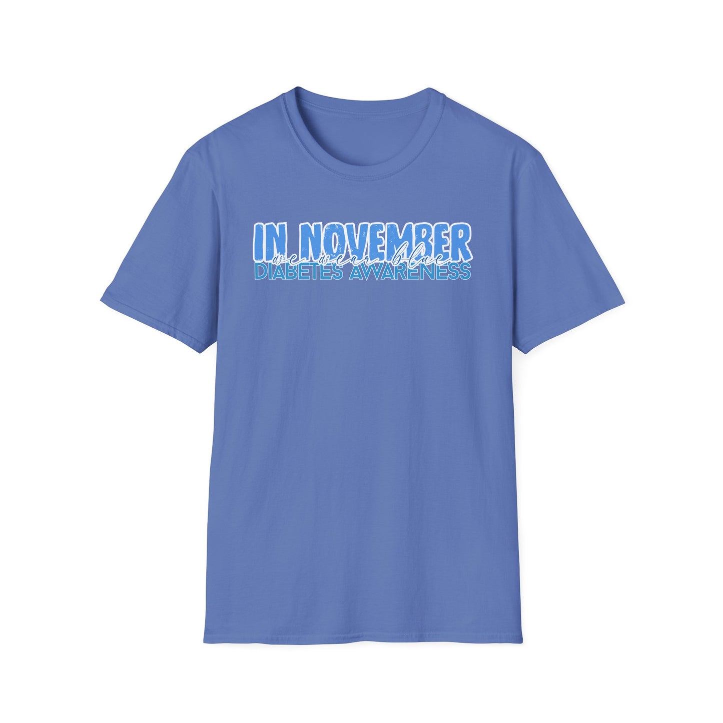Diabetes Awareness- November- Unisex Softstyle T-Shirt