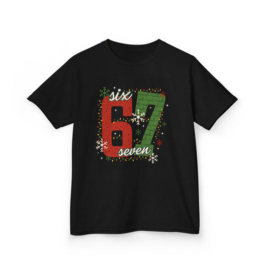 Kids '67' Christmas Number Graphic Tee — Youth- Christmas